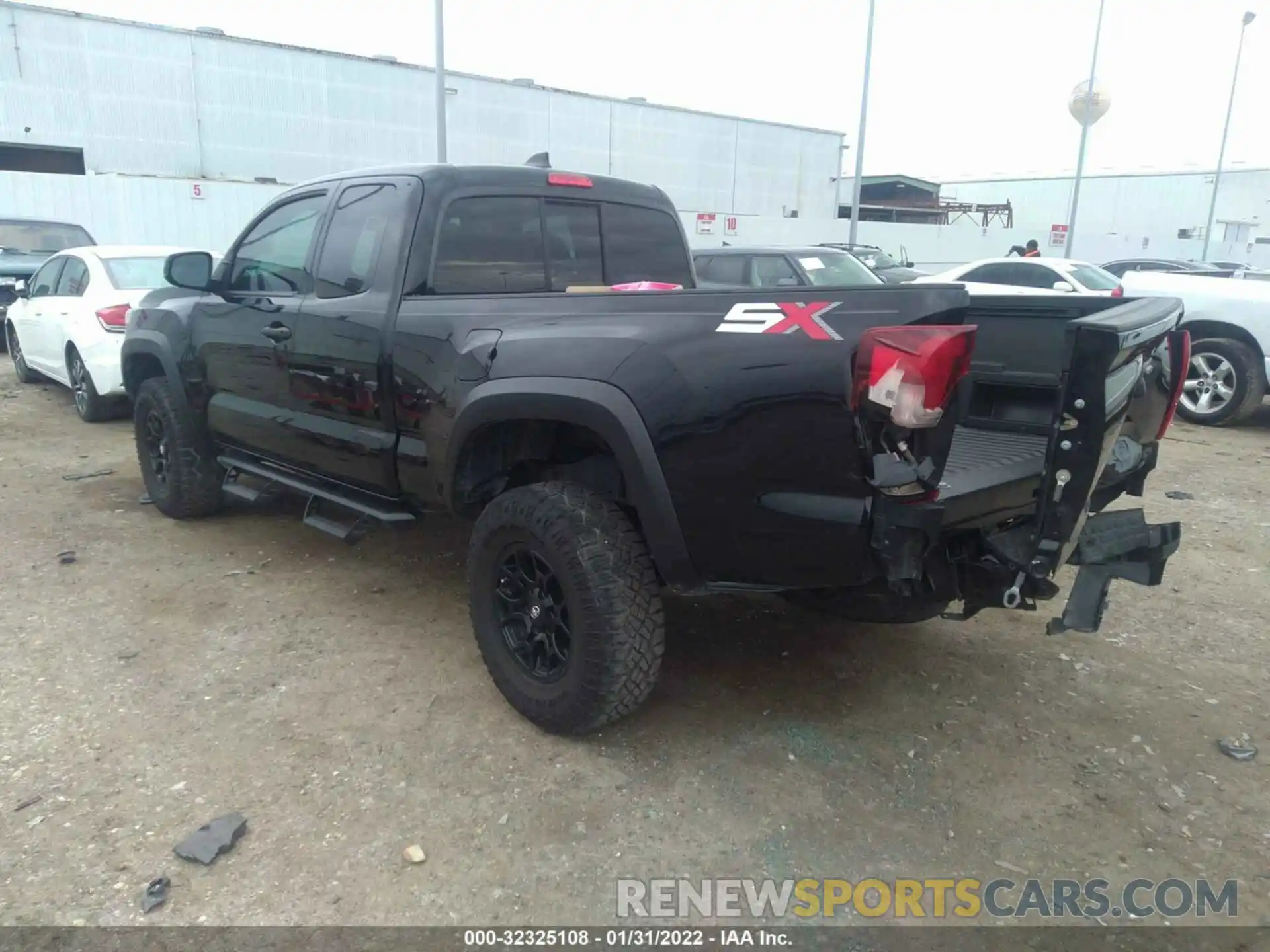 3 Photograph of a damaged car 3TYRX5GN2LT003649 TOYOTA TACOMA 2WD 2020