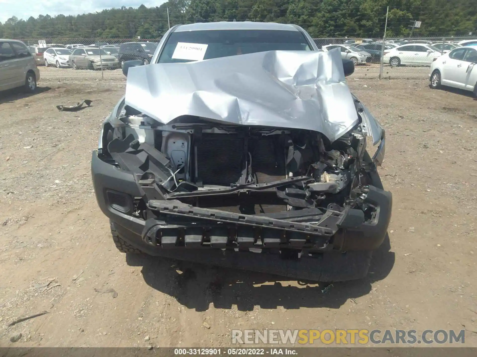 6 Photograph of a damaged car 3TYRX5GN3LT001621 TOYOTA TACOMA 2WD 2020