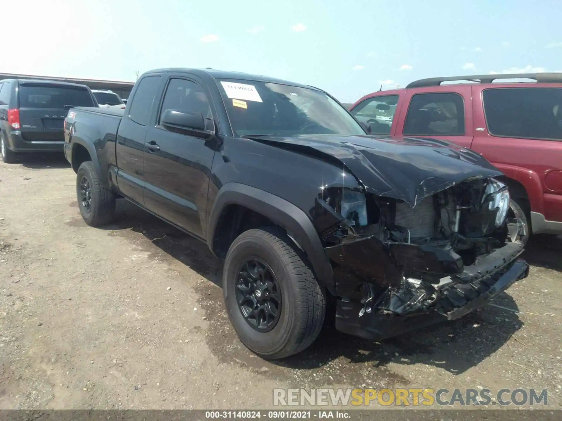 1 Photograph of a damaged car 3TYRX5GN3LT003479 TOYOTA TACOMA 2WD 2020