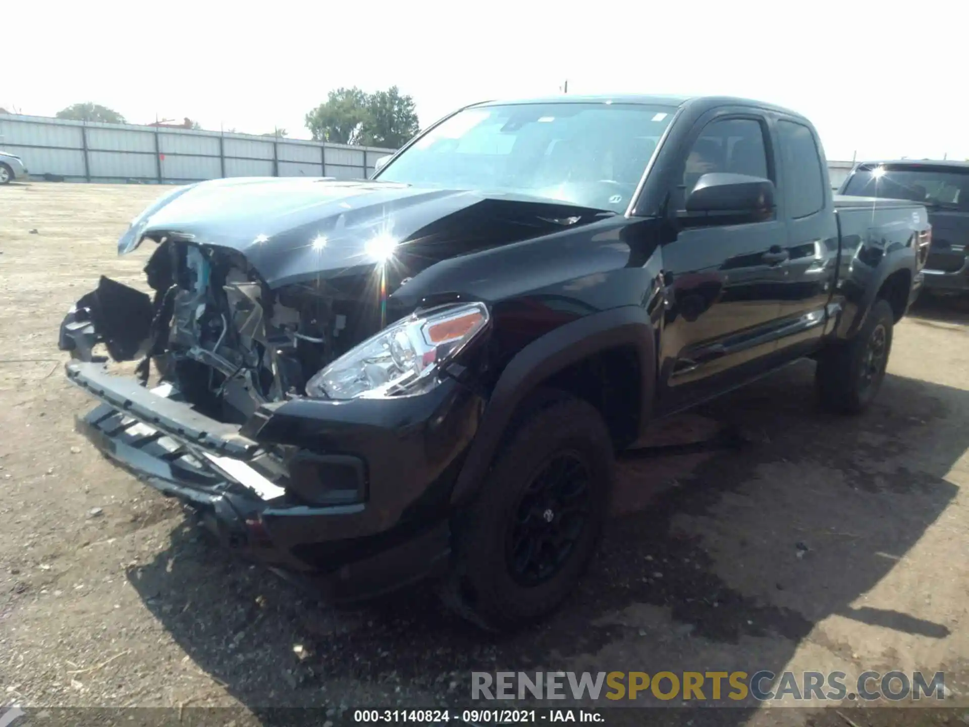 2 Photograph of a damaged car 3TYRX5GN3LT003479 TOYOTA TACOMA 2WD 2020