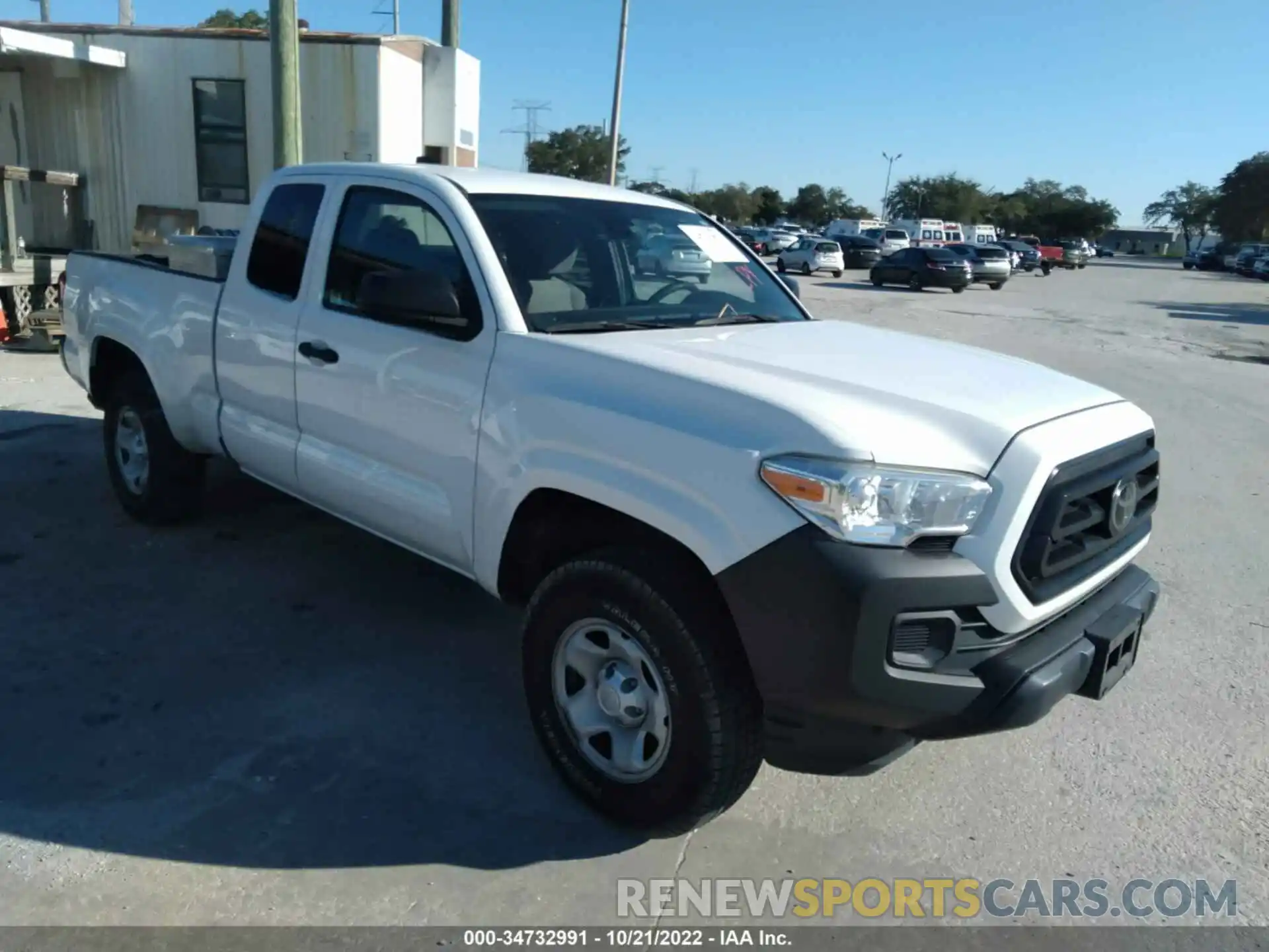 1 Photograph of a damaged car 3TYRX5GN4LT001529 TOYOTA TACOMA 2WD 2020