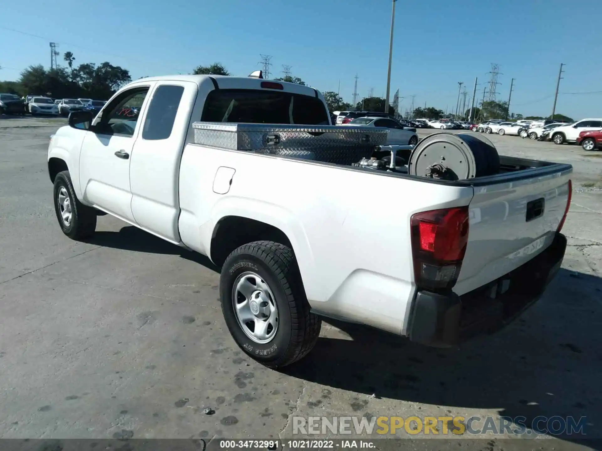 3 Photograph of a damaged car 3TYRX5GN4LT001529 TOYOTA TACOMA 2WD 2020