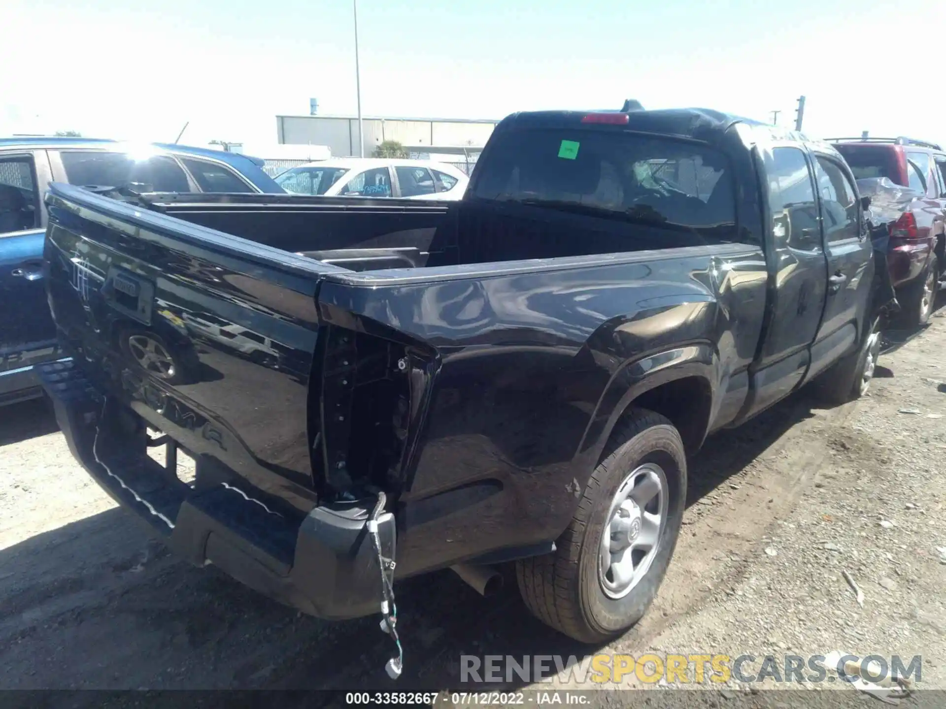 4 Photograph of a damaged car 3TYRX5GN4LT002518 TOYOTA TACOMA 2WD 2020