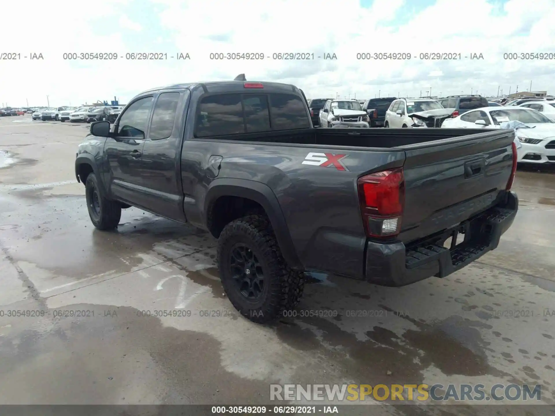 3 Photograph of a damaged car 3TYRX5GN4LT003376 TOYOTA TACOMA 2WD 2020