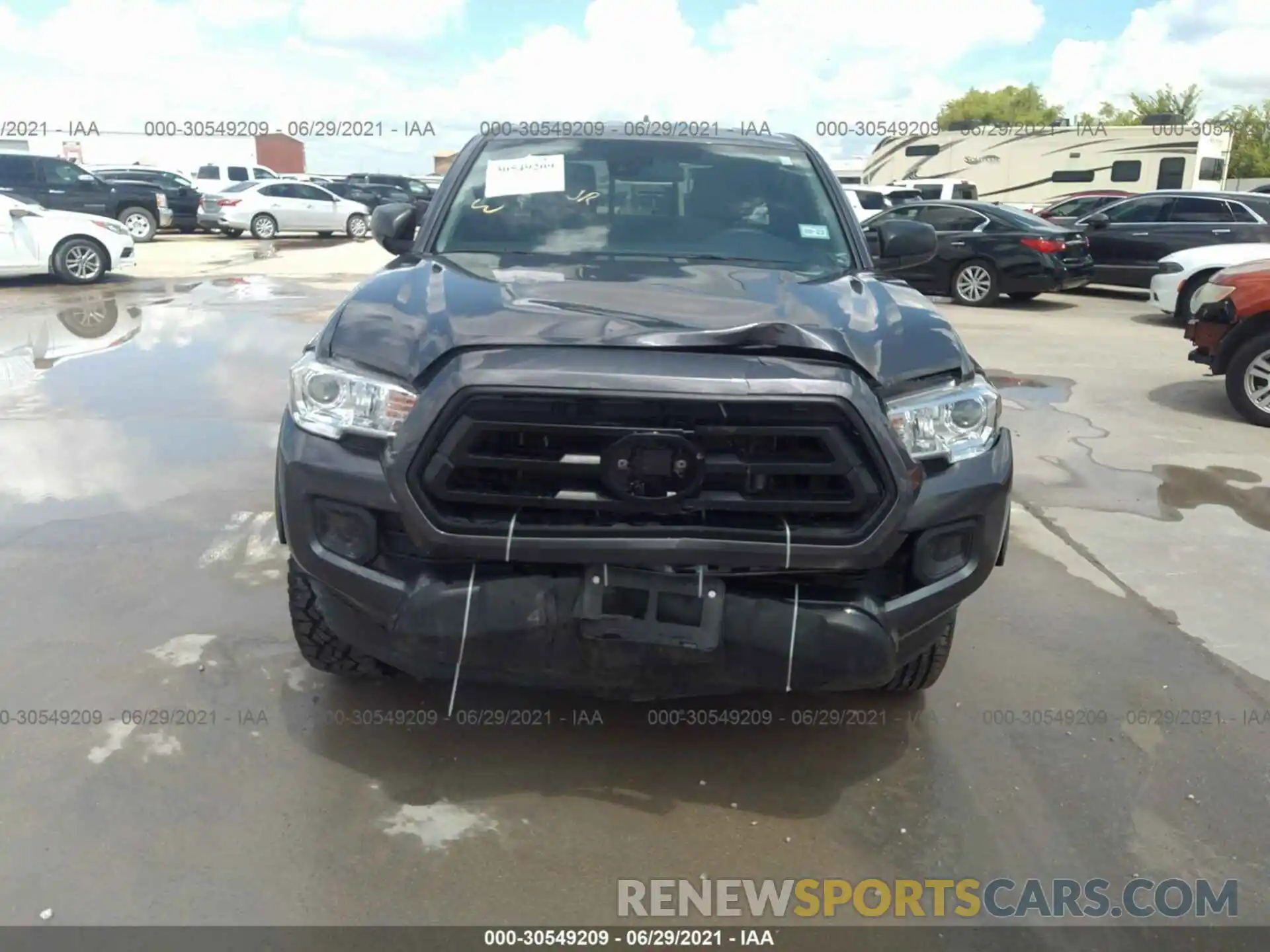 6 Photograph of a damaged car 3TYRX5GN4LT003376 TOYOTA TACOMA 2WD 2020