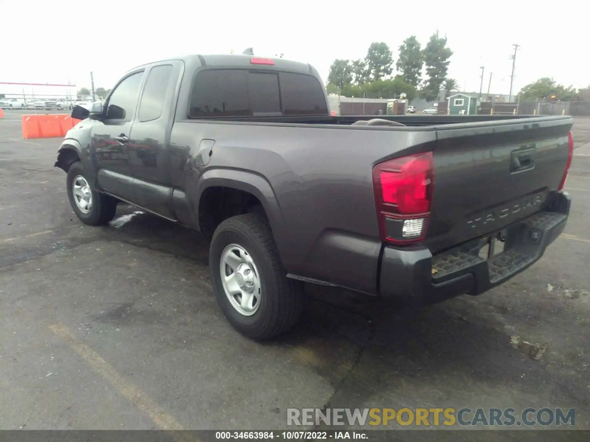 3 Photograph of a damaged car 3TYRX5GN5LT000261 TOYOTA TACOMA 2WD 2020