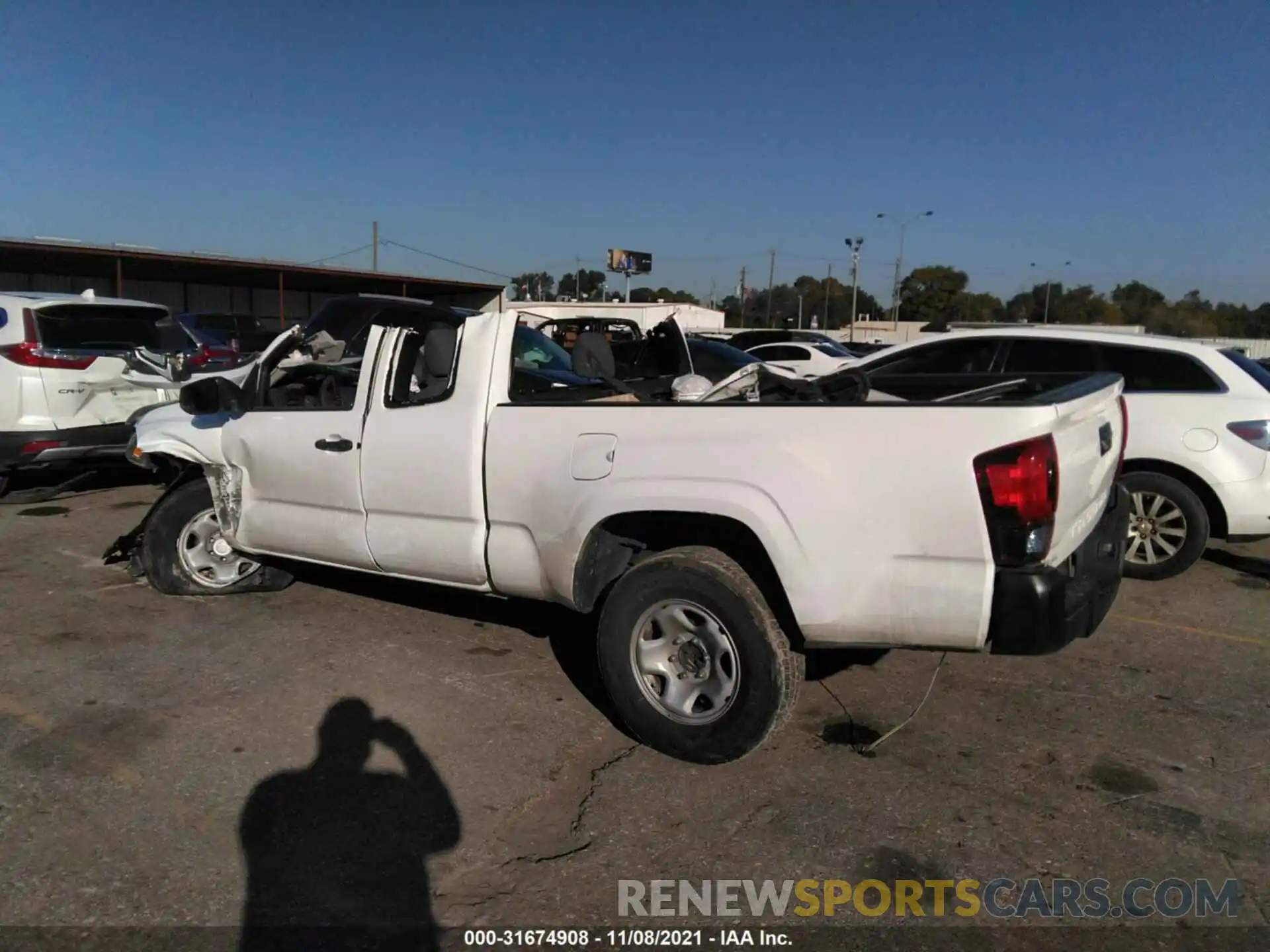 3 Photograph of a damaged car 3TYRX5GN5LT001667 TOYOTA TACOMA 2WD 2020