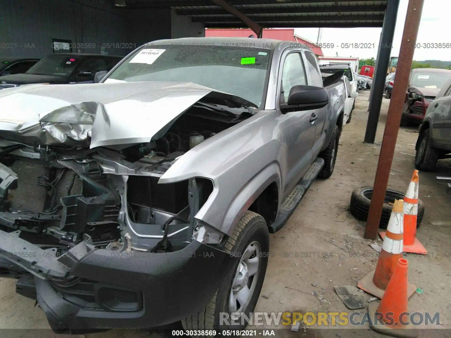 2 Photograph of a damaged car 3TYRX5GN6LT003282 TOYOTA TACOMA 2WD 2020