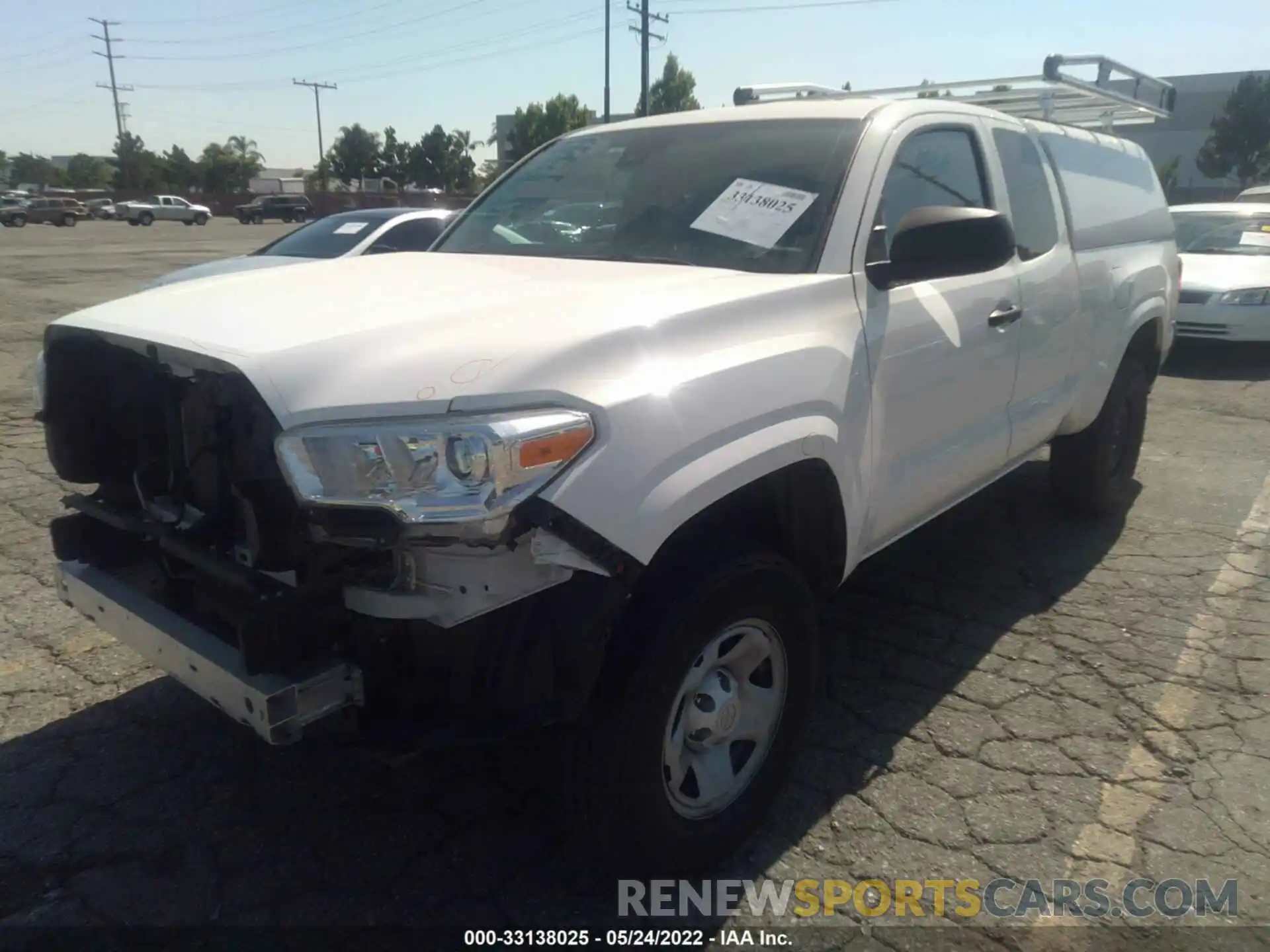 2 Photograph of a damaged car 3TYRX5GN7LT000939 TOYOTA TACOMA 2WD 2020