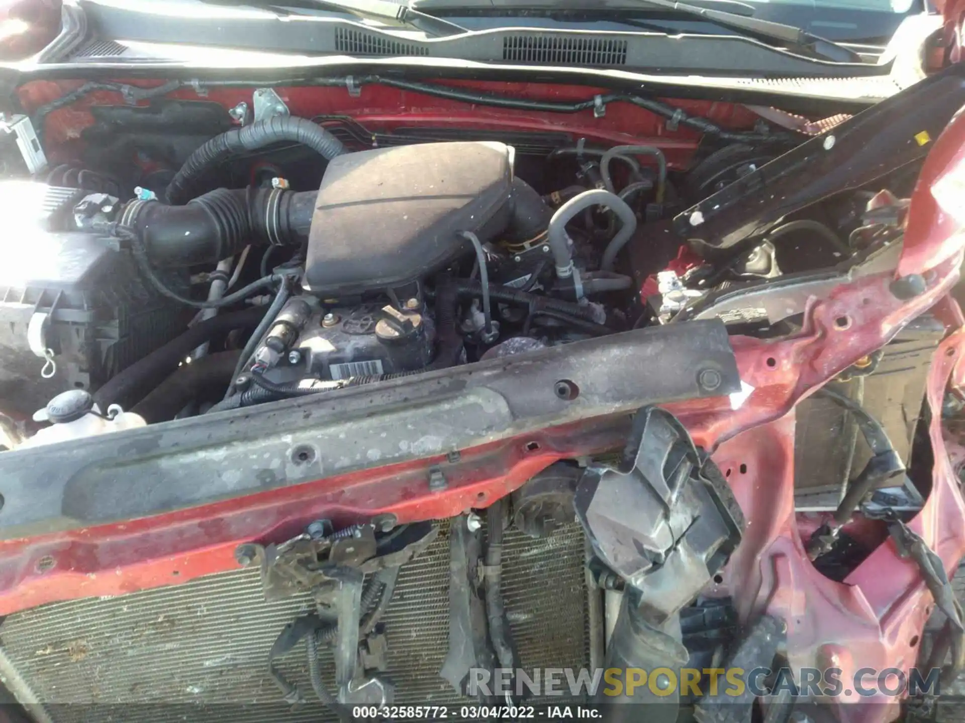 10 Photograph of a damaged car 3TYRX5GN7LT002836 TOYOTA TACOMA 2WD 2020