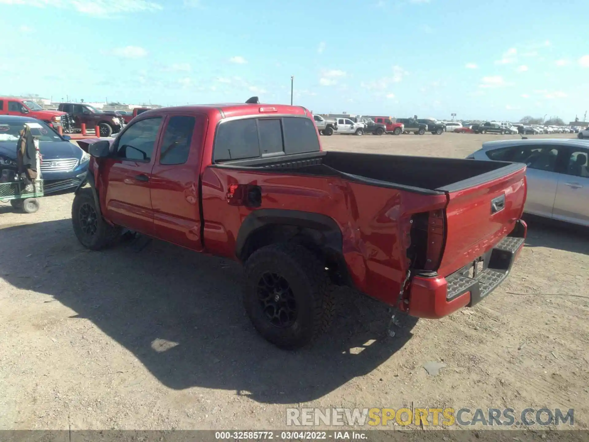 3 Photograph of a damaged car 3TYRX5GN7LT002836 TOYOTA TACOMA 2WD 2020