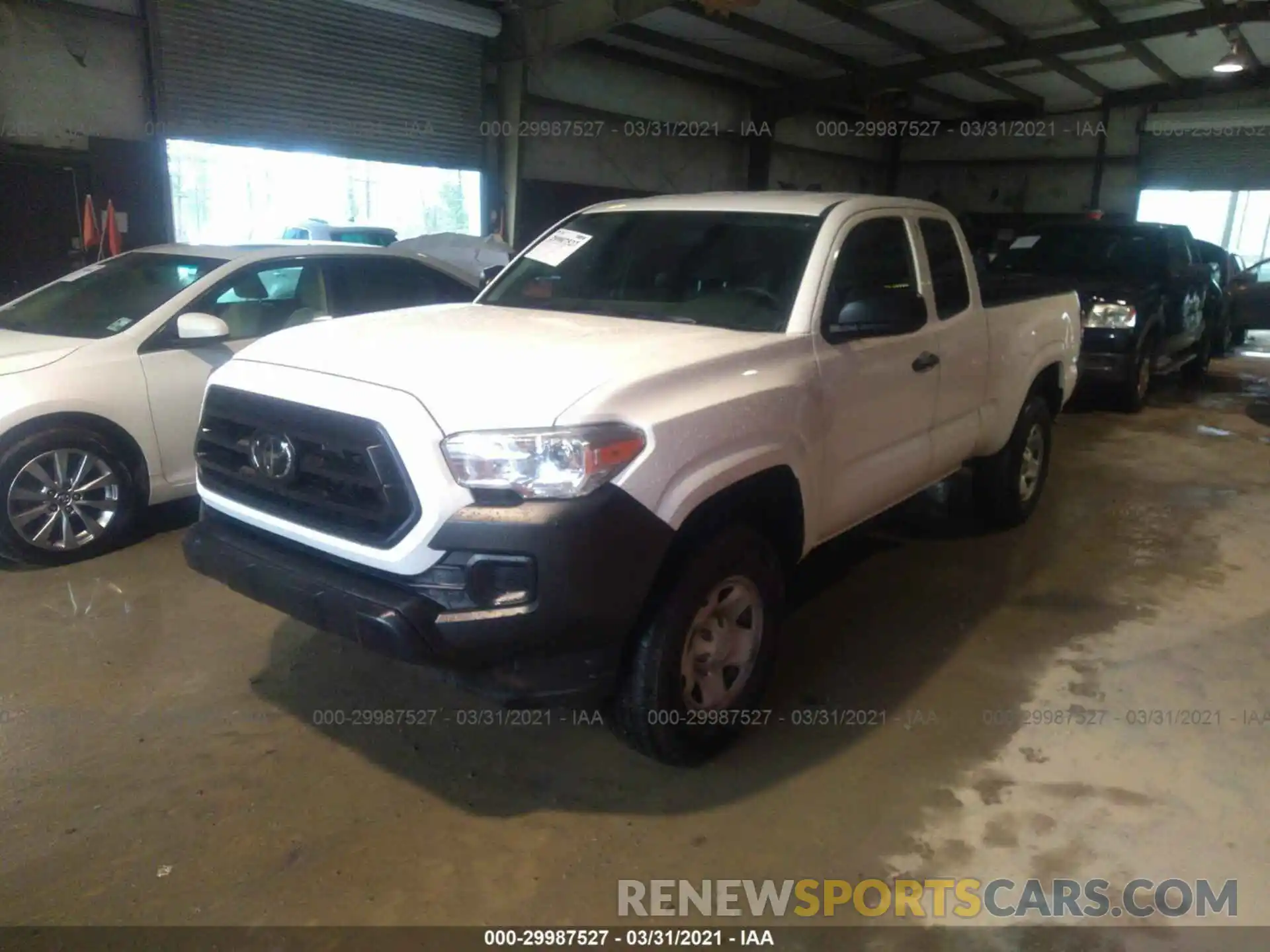 2 Photograph of a damaged car 3TYRX5GN7LT002934 TOYOTA TACOMA 2WD 2020