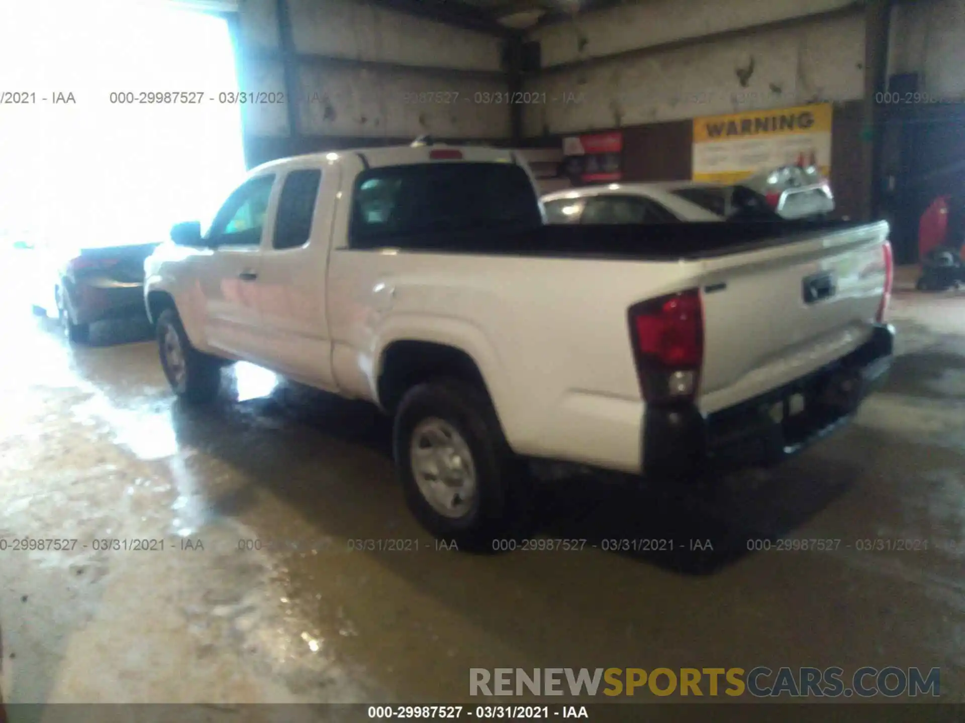 3 Photograph of a damaged car 3TYRX5GN7LT002934 TOYOTA TACOMA 2WD 2020