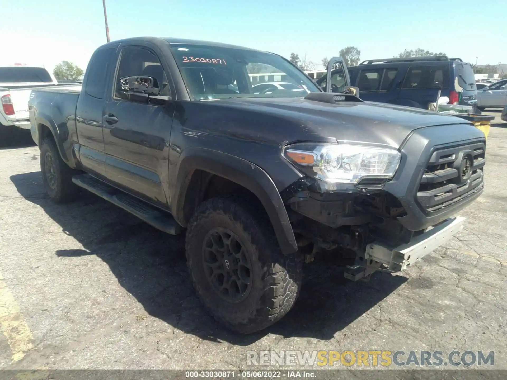 1 Photograph of a damaged car 3TYRX5GN9LT000215 TOYOTA TACOMA 2WD 2020