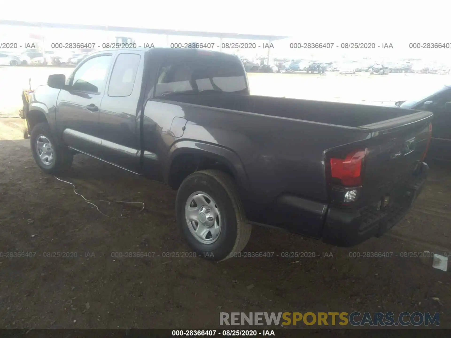 3 Фотография поврежденного автомобиля 3TYRX5GN9LT001185 TOYOTA TACOMA 2WD 2020