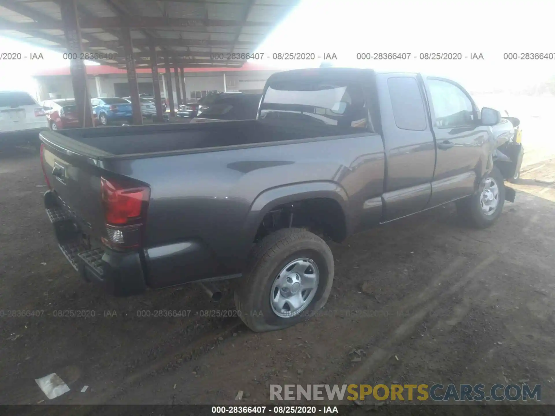 4 Photograph of a damaged car 3TYRX5GN9LT001185 TOYOTA TACOMA 2WD 2020