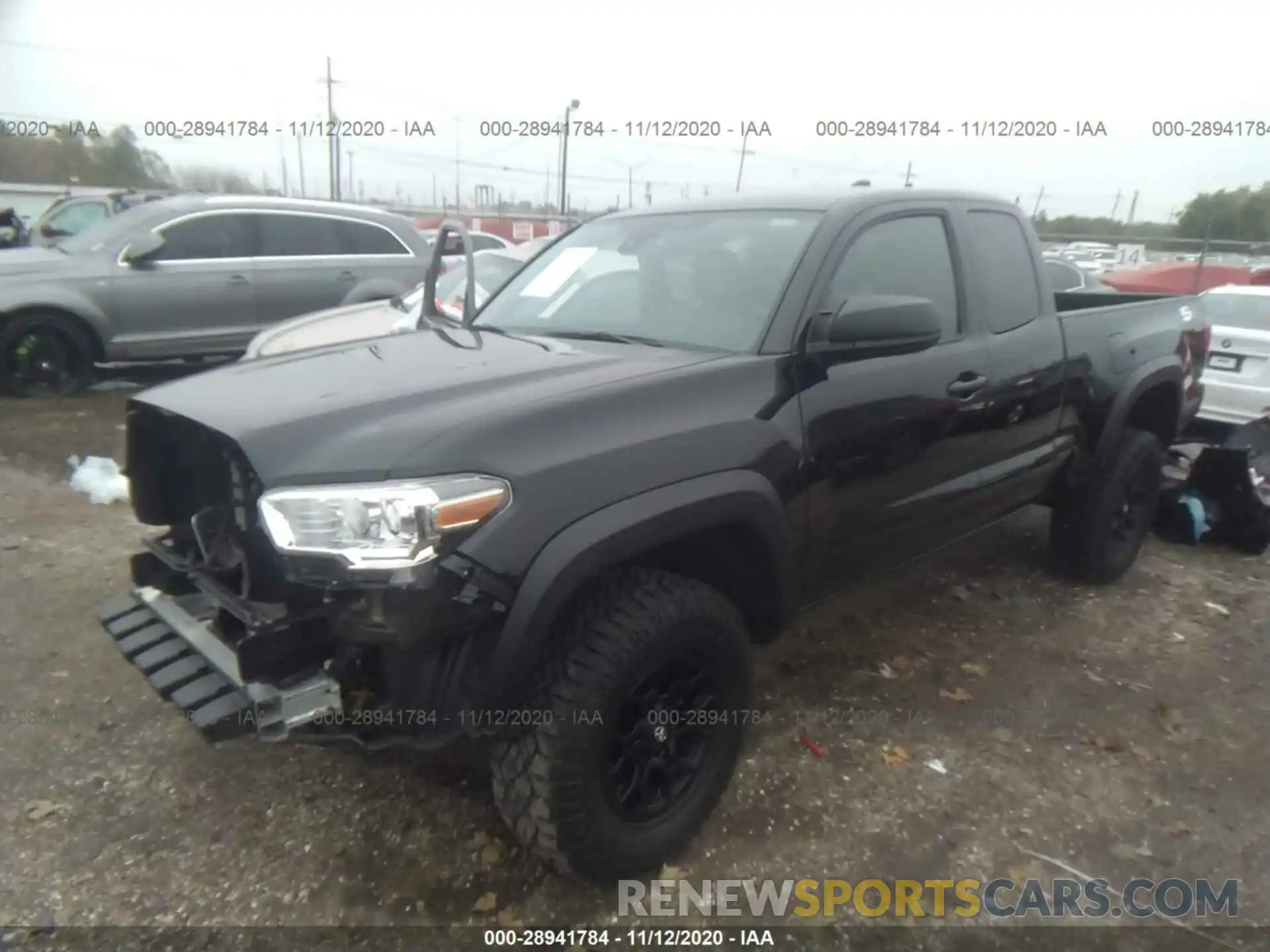 2 Photograph of a damaged car 3TYRX5GN9LT001459 TOYOTA TACOMA 2WD 2020