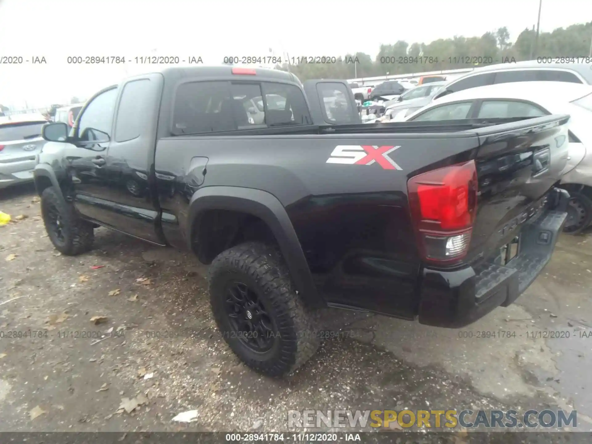 3 Фотография поврежденного автомобиля 3TYRX5GN9LT001459 TOYOTA TACOMA 2WD 2020