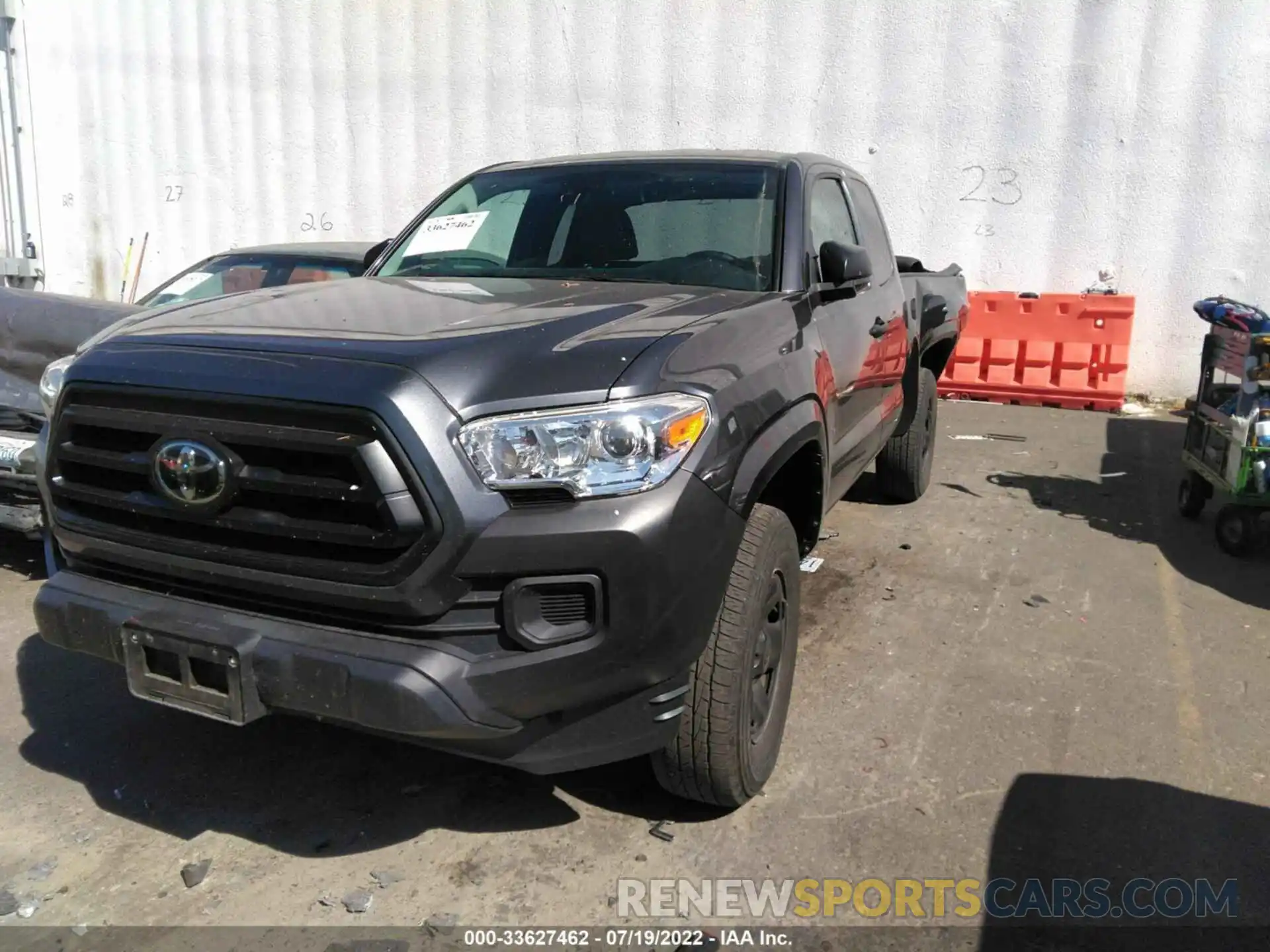 2 Photograph of a damaged car 3TYRX5GNXLT002295 TOYOTA TACOMA 2WD 2020