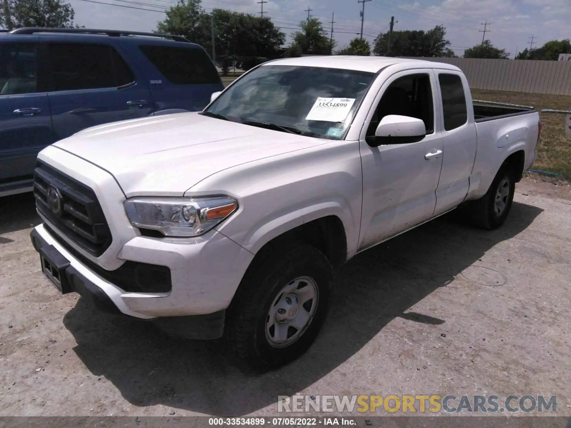 2 Photograph of a damaged car 3TYRZ5CN0LT001768 TOYOTA TACOMA 2WD 2020