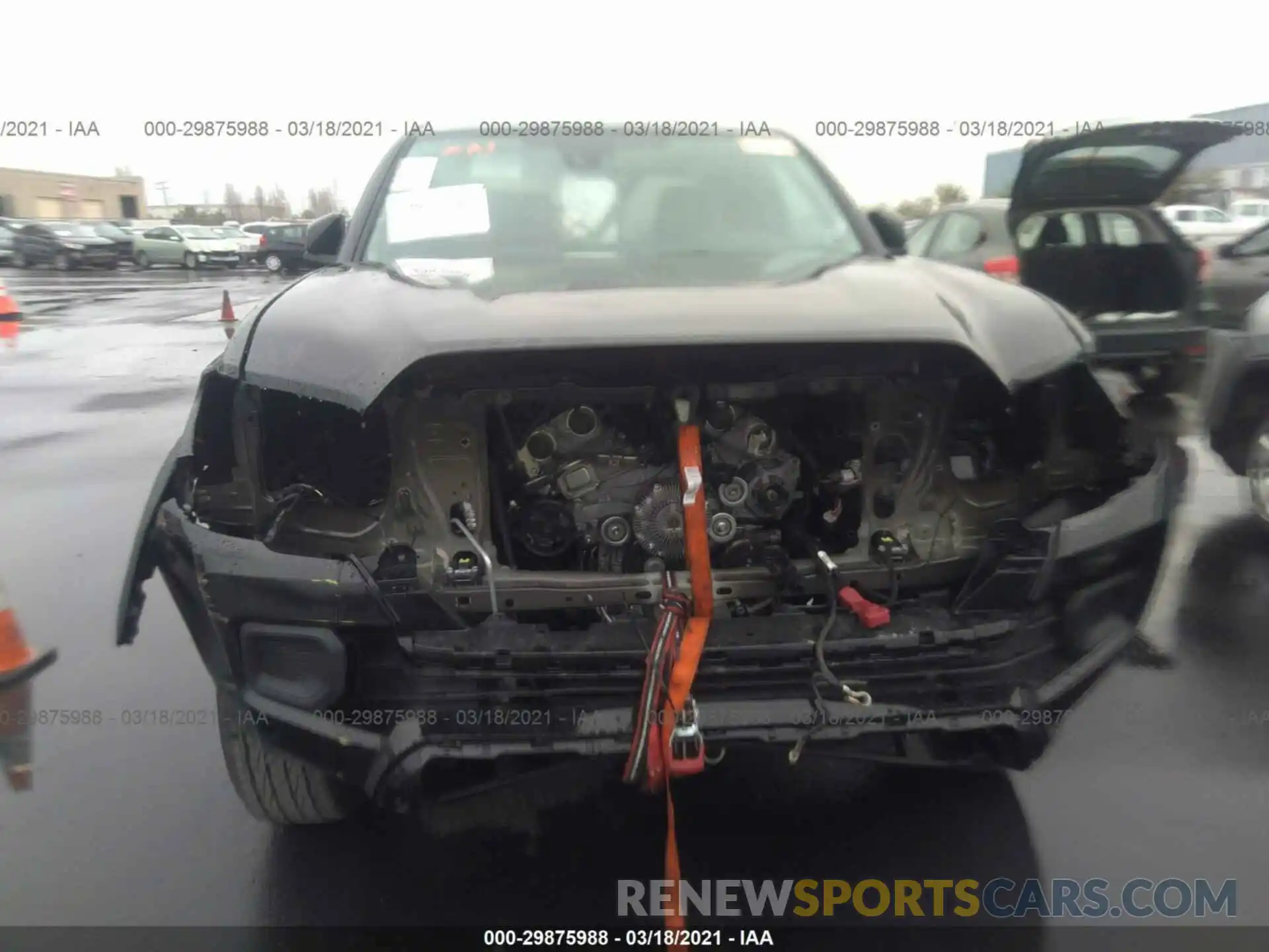 6 Photograph of a damaged car 3TYRZ5CN6LT000110 TOYOTA TACOMA 2WD 2020