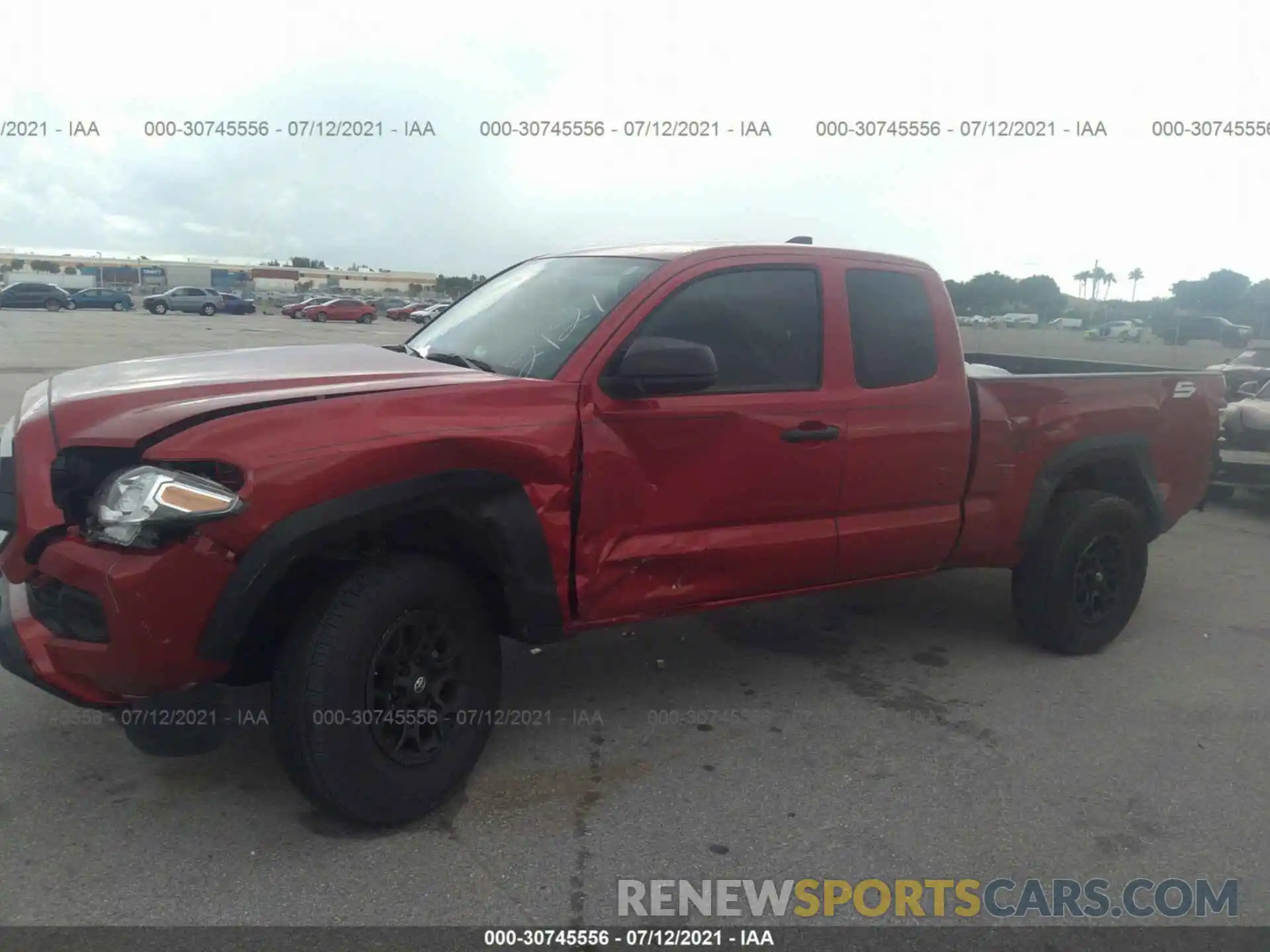 6 Photograph of a damaged car 3TYRZ5CNXLT002121 TOYOTA TACOMA 2WD 2020