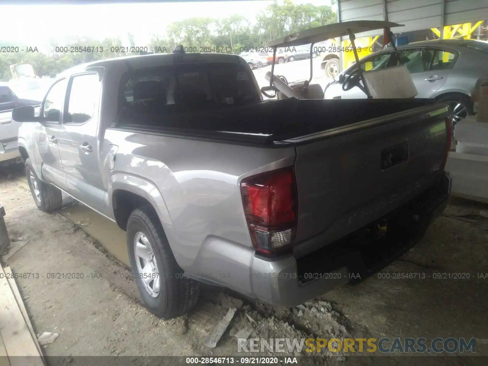 3 Photograph of a damaged car 5TFAX5GN0LX173401 TOYOTA TACOMA 2WD 2020