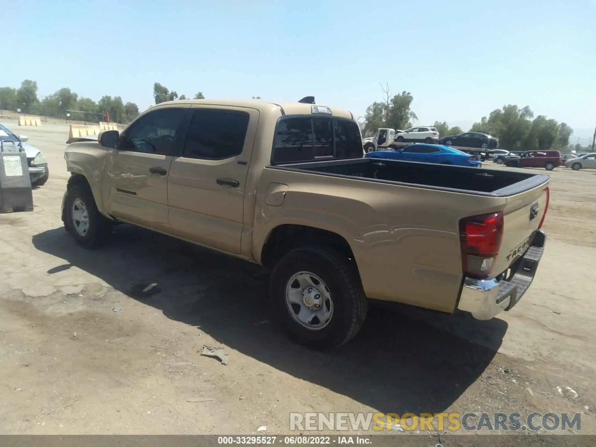 3 Photograph of a damaged car 5TFAX5GN0LX173513 TOYOTA TACOMA 2WD 2020