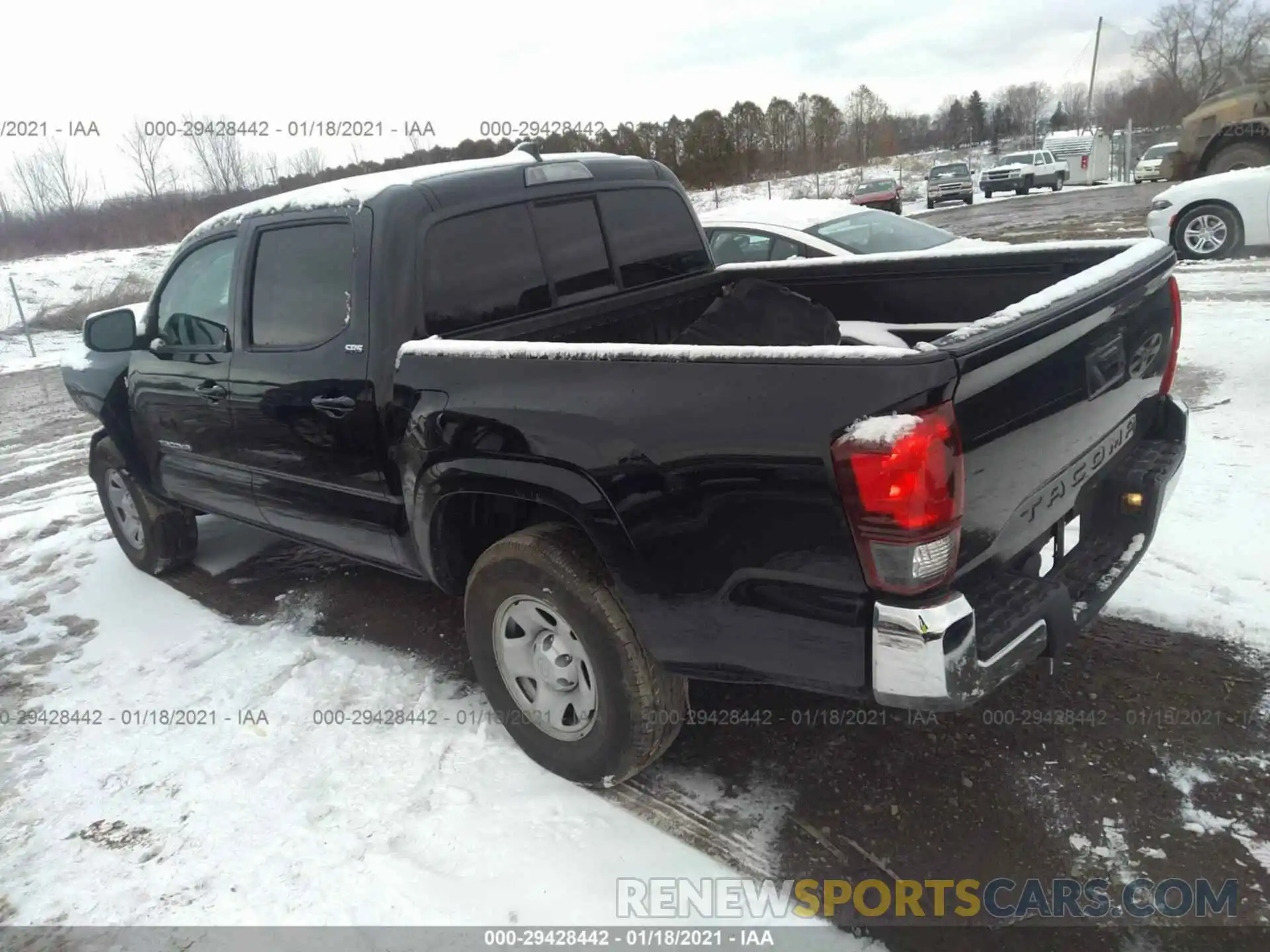 3 Photograph of a damaged car 5TFAX5GN0LX175665 TOYOTA TACOMA 2WD 2020