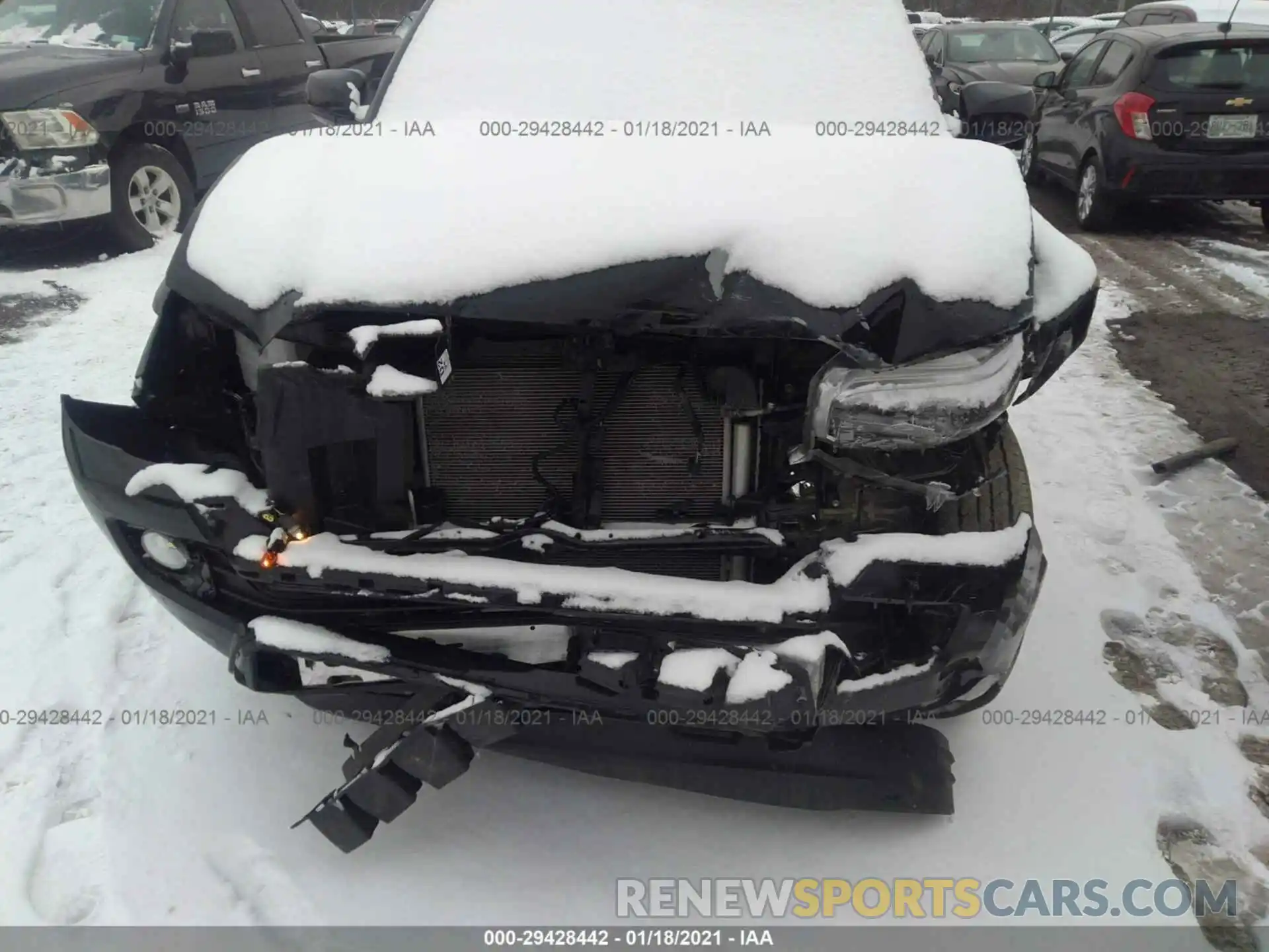 6 Photograph of a damaged car 5TFAX5GN0LX175665 TOYOTA TACOMA 2WD 2020