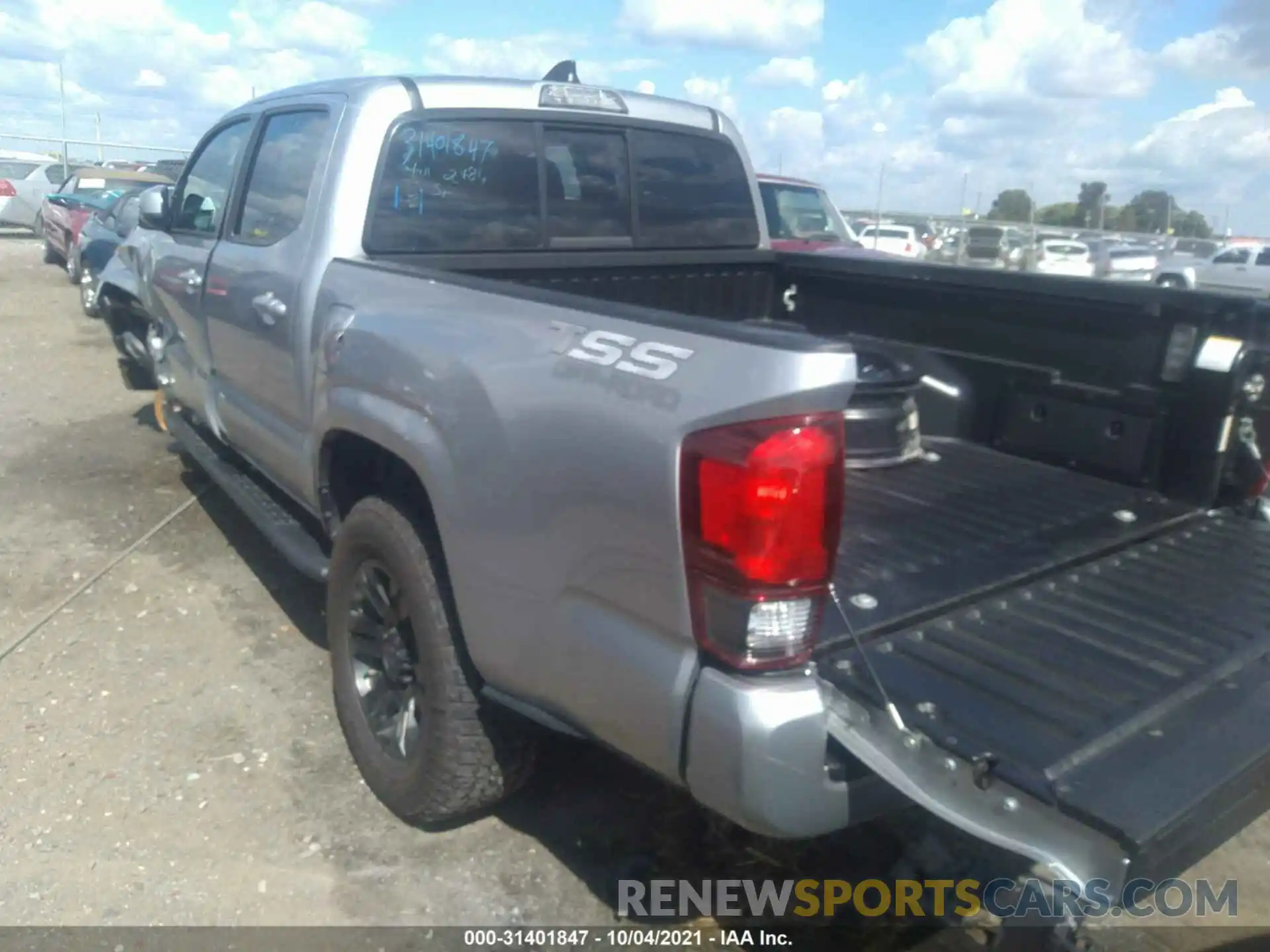 3 Photograph of a damaged car 5TFAX5GN0LX185578 TOYOTA TACOMA 2WD 2020