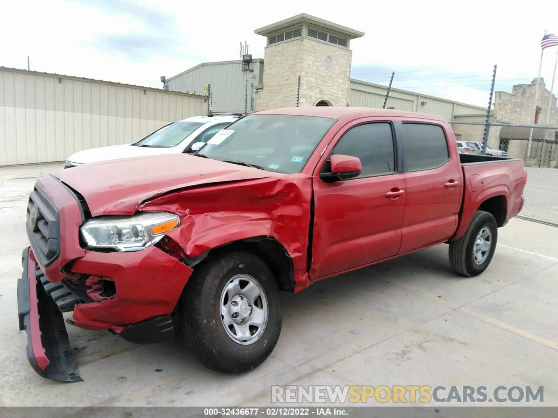 2 Photograph of a damaged car 5TFAX5GN0LX187671 TOYOTA TACOMA 2WD 2020