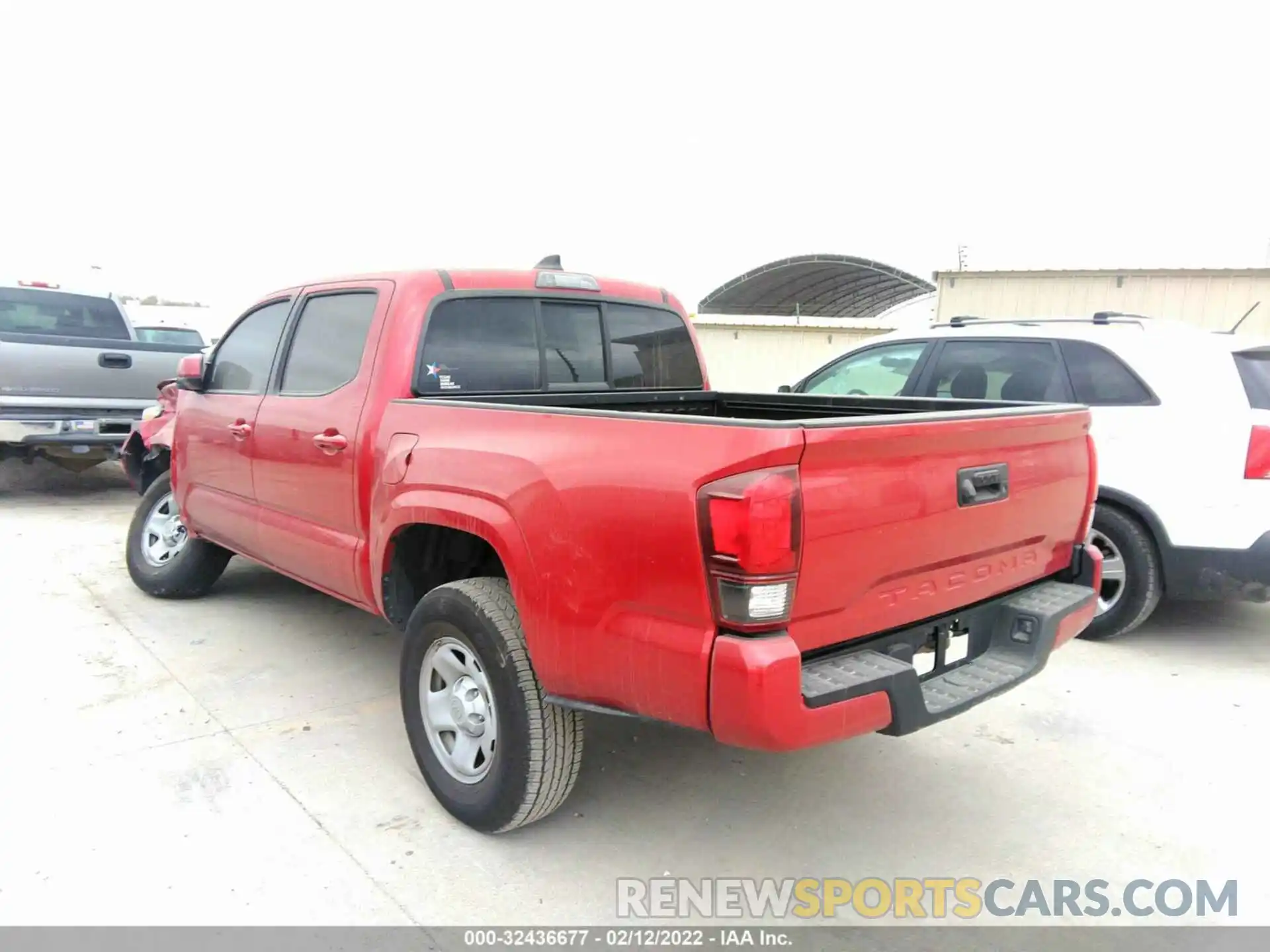 3 Photograph of a damaged car 5TFAX5GN0LX187671 TOYOTA TACOMA 2WD 2020