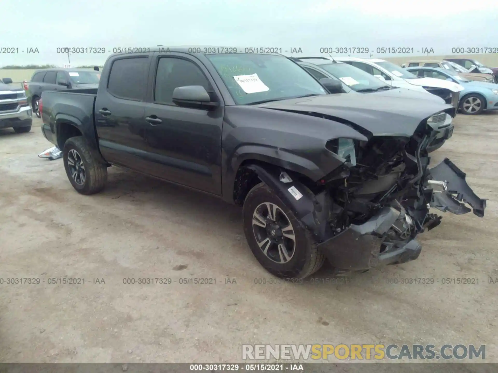 1 Photograph of a damaged car 5TFAX5GN1LX168773 TOYOTA TACOMA 2WD 2020