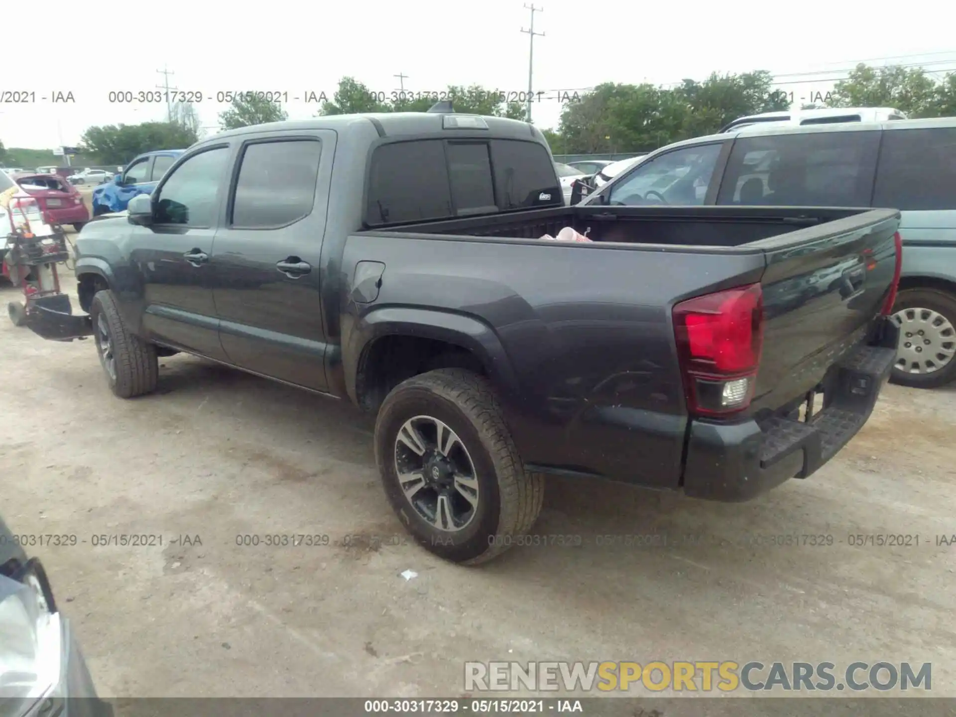 3 Photograph of a damaged car 5TFAX5GN1LX168773 TOYOTA TACOMA 2WD 2020