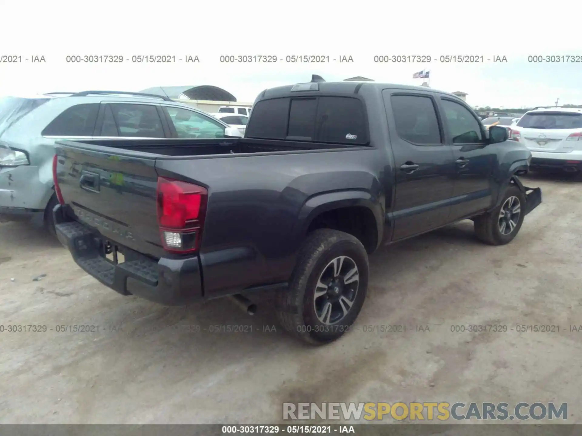 4 Photograph of a damaged car 5TFAX5GN1LX168773 TOYOTA TACOMA 2WD 2020