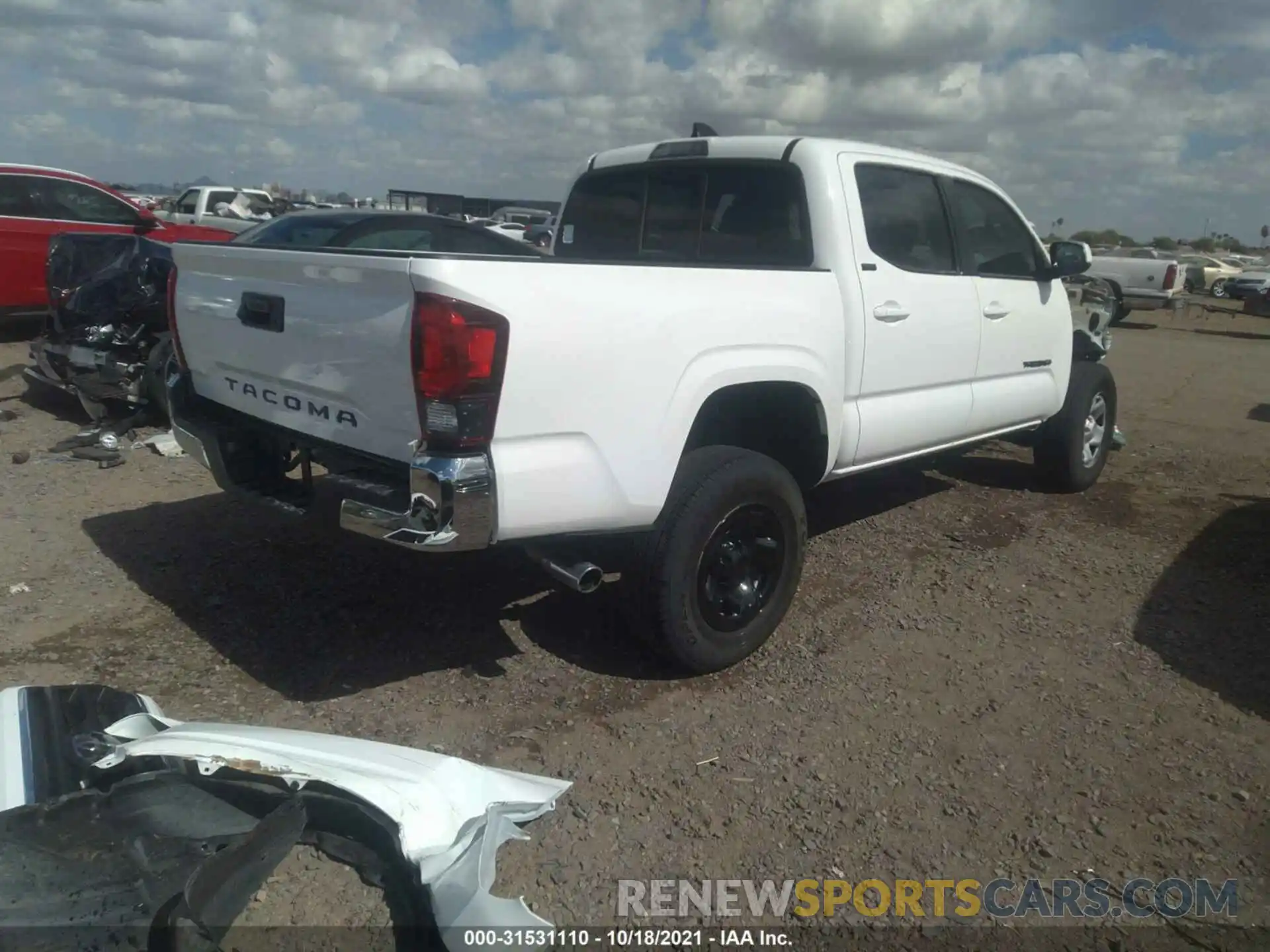 4 Фотография поврежденного автомобиля 5TFAX5GN1LX170409 TOYOTA TACOMA 2WD 2020