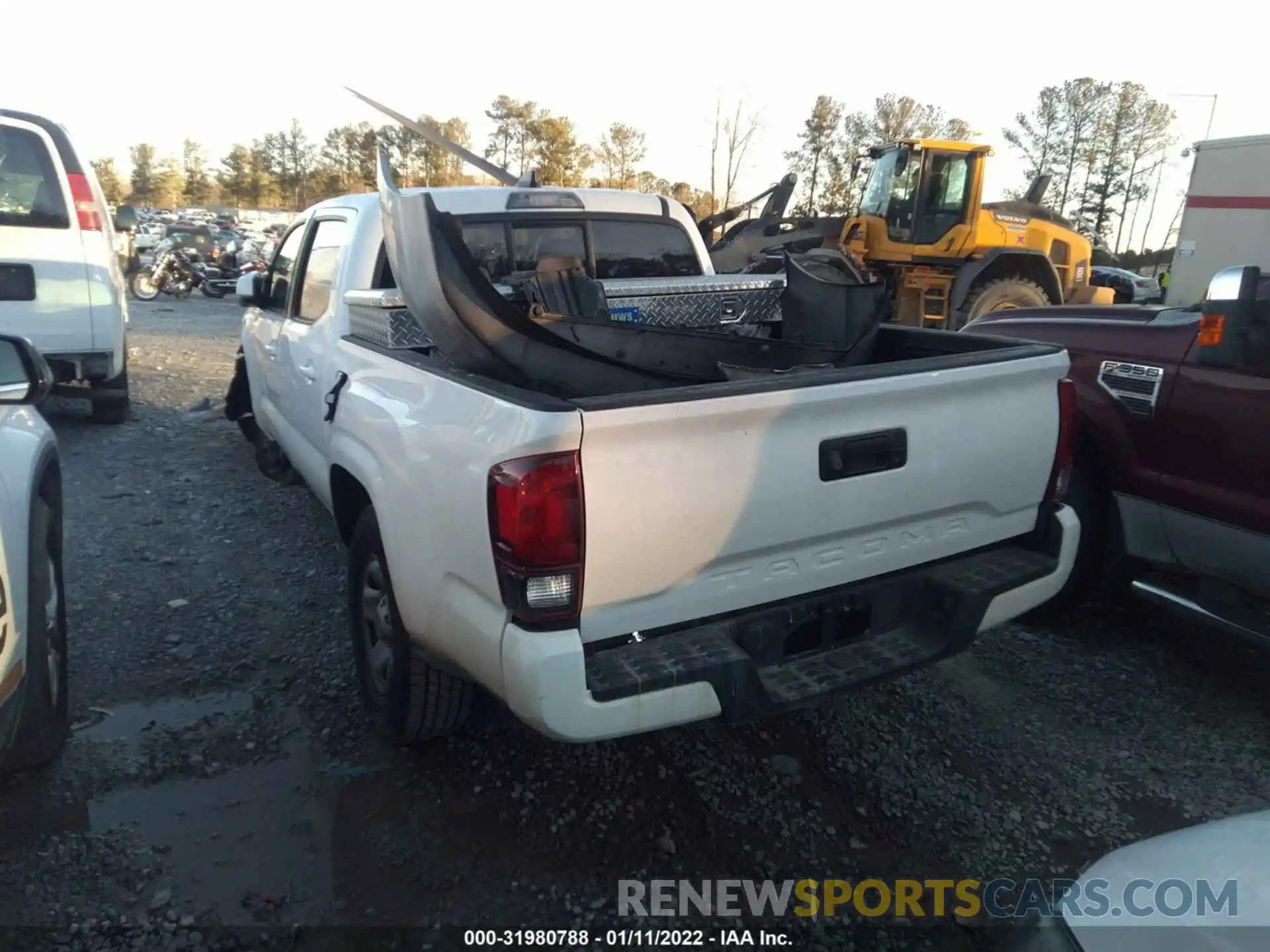 3 Photograph of a damaged car 5TFAX5GN1LX173312 TOYOTA TACOMA 2WD 2020