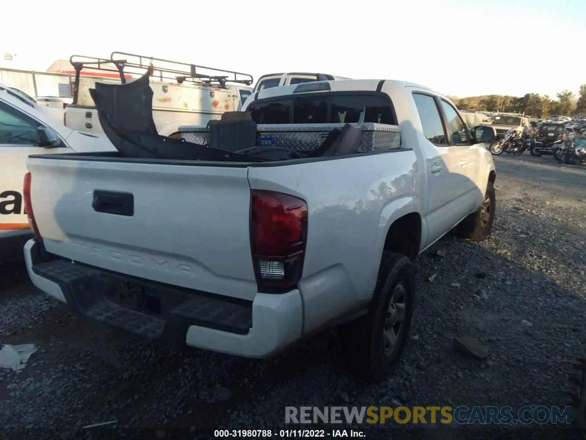 4 Photograph of a damaged car 5TFAX5GN1LX173312 TOYOTA TACOMA 2WD 2020