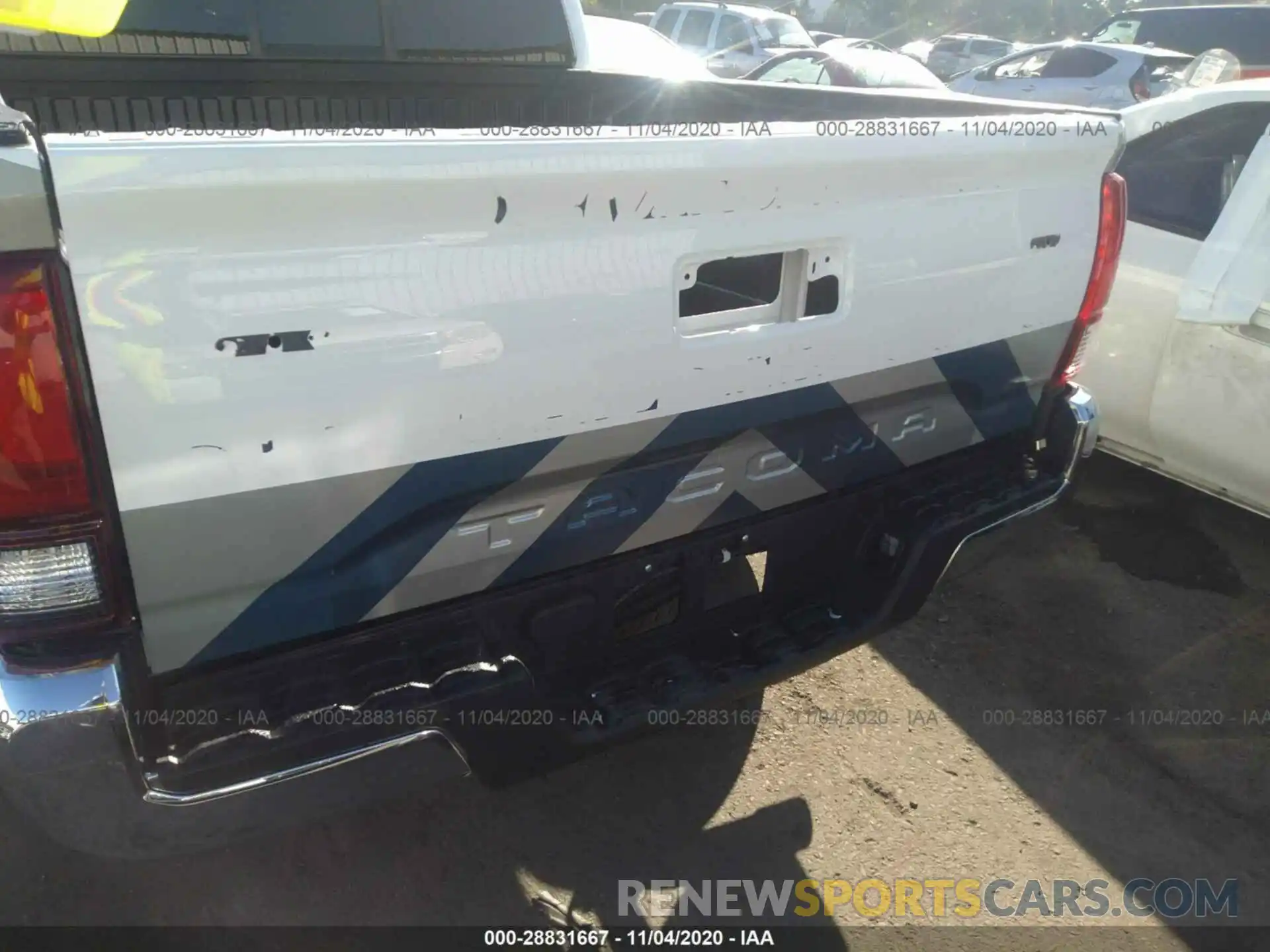 6 Photograph of a damaged car 5TFAX5GN1LX174069 TOYOTA TACOMA 2WD 2020