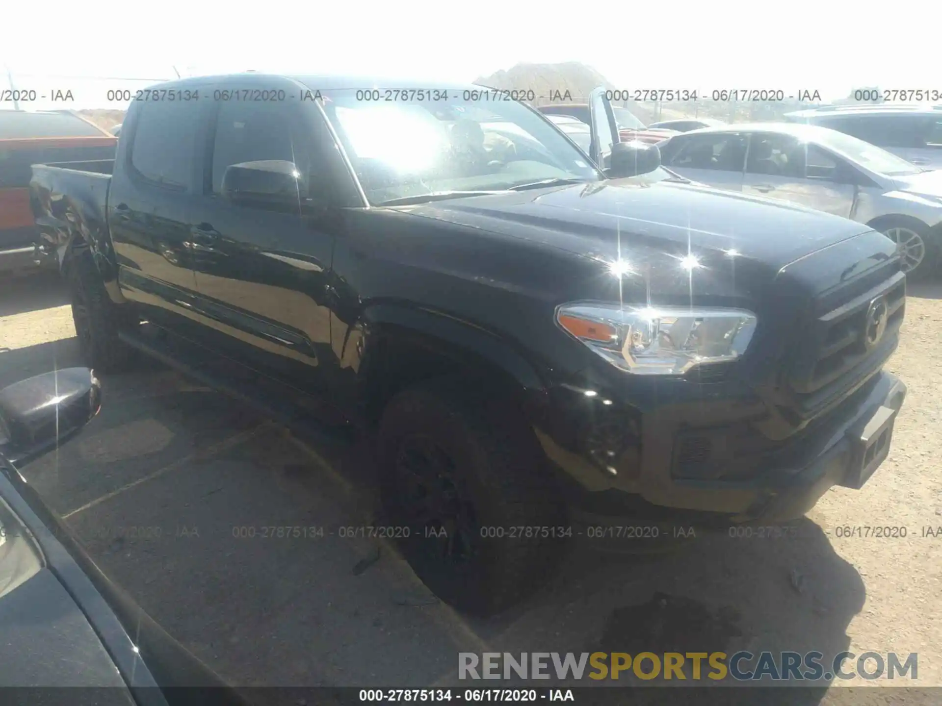 1 Photograph of a damaged car 5TFAX5GN1LX176002 TOYOTA TACOMA 2WD 2020