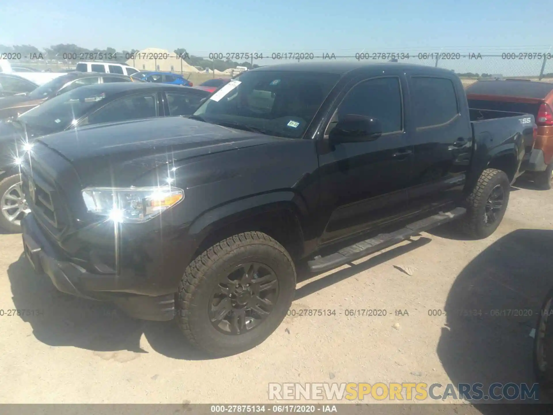 2 Photograph of a damaged car 5TFAX5GN1LX176002 TOYOTA TACOMA 2WD 2020