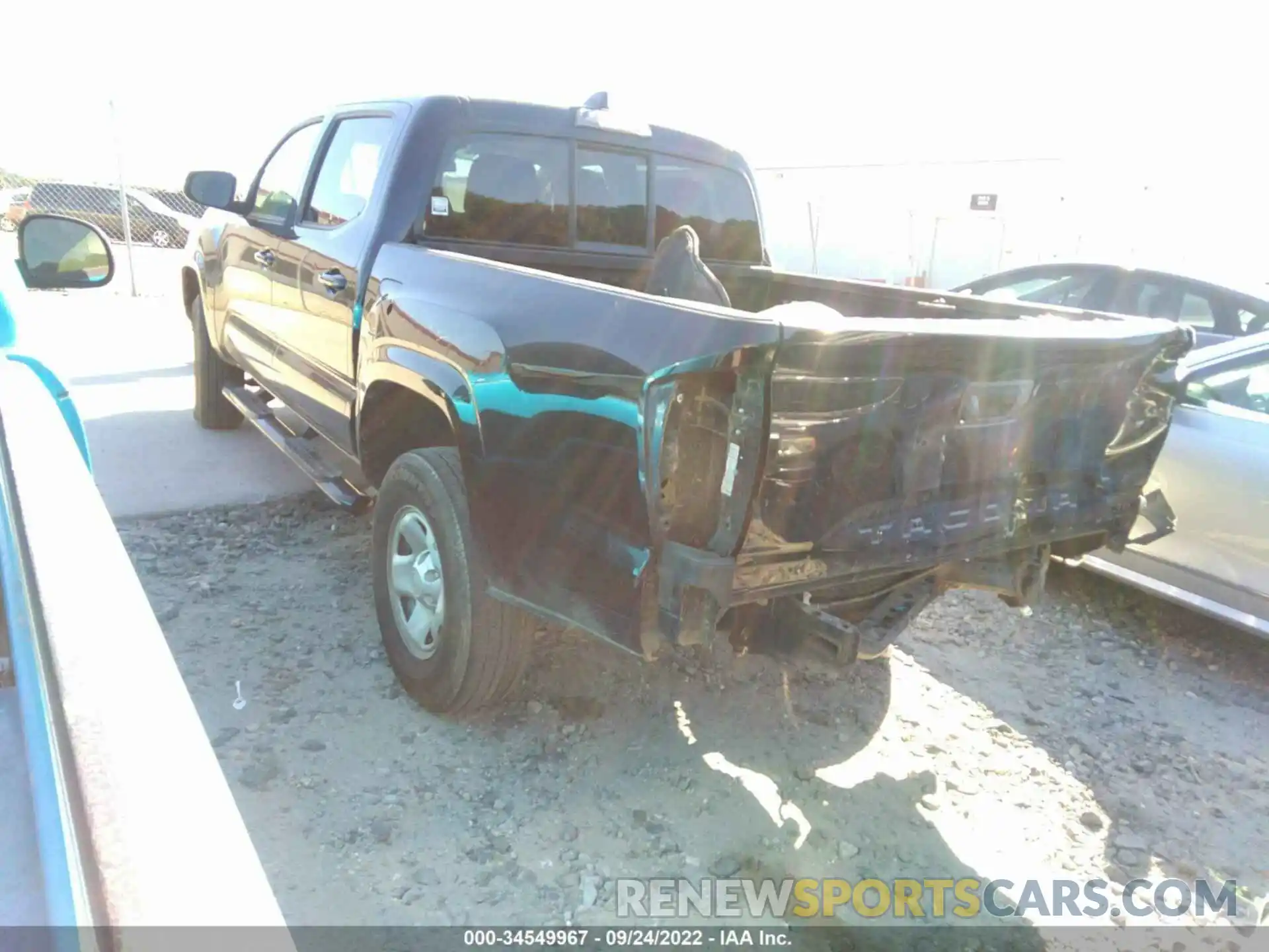 3 Photograph of a damaged car 5TFAX5GN1LX182396 TOYOTA TACOMA 2WD 2020