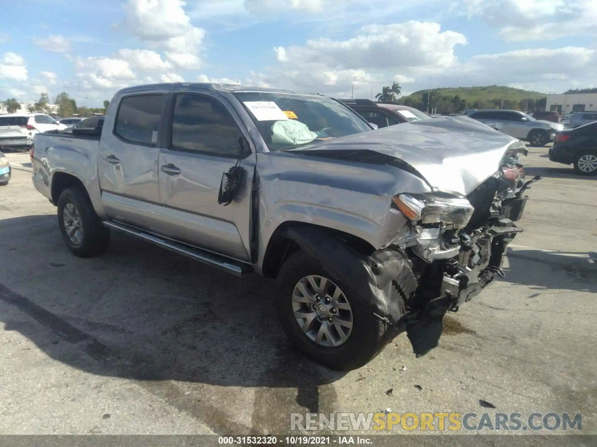 1 Photograph of a damaged car 5TFAX5GN1LX183791 TOYOTA TACOMA 2WD 2020