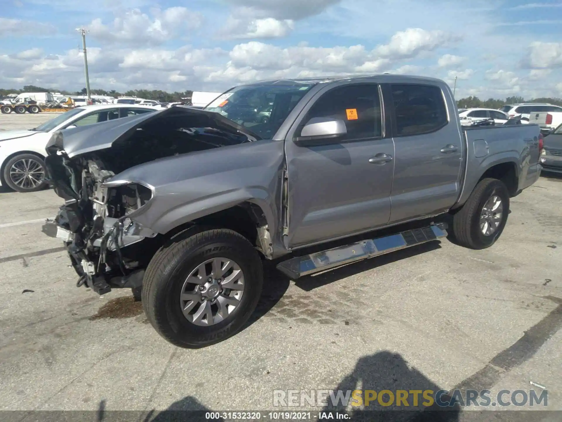 2 Photograph of a damaged car 5TFAX5GN1LX183791 TOYOTA TACOMA 2WD 2020