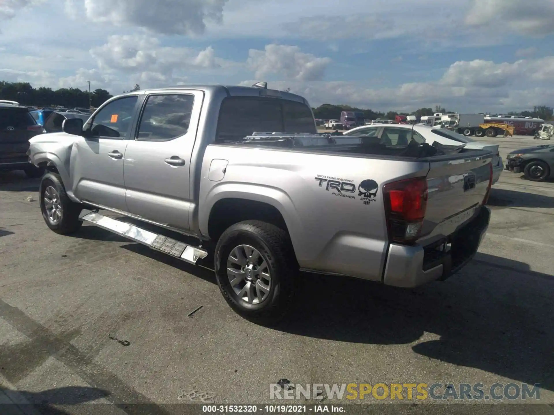 3 Photograph of a damaged car 5TFAX5GN1LX183791 TOYOTA TACOMA 2WD 2020