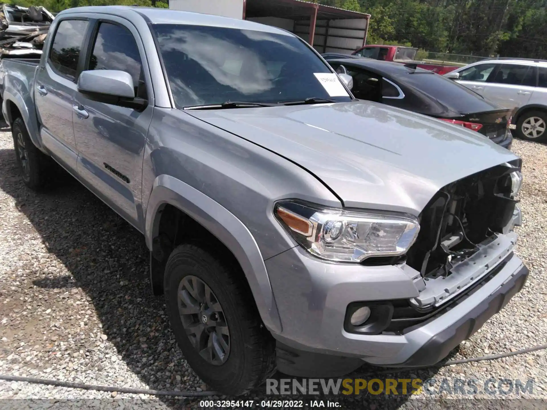 1 Photograph of a damaged car 5TFAX5GN1LX187534 TOYOTA TACOMA 2WD 2020