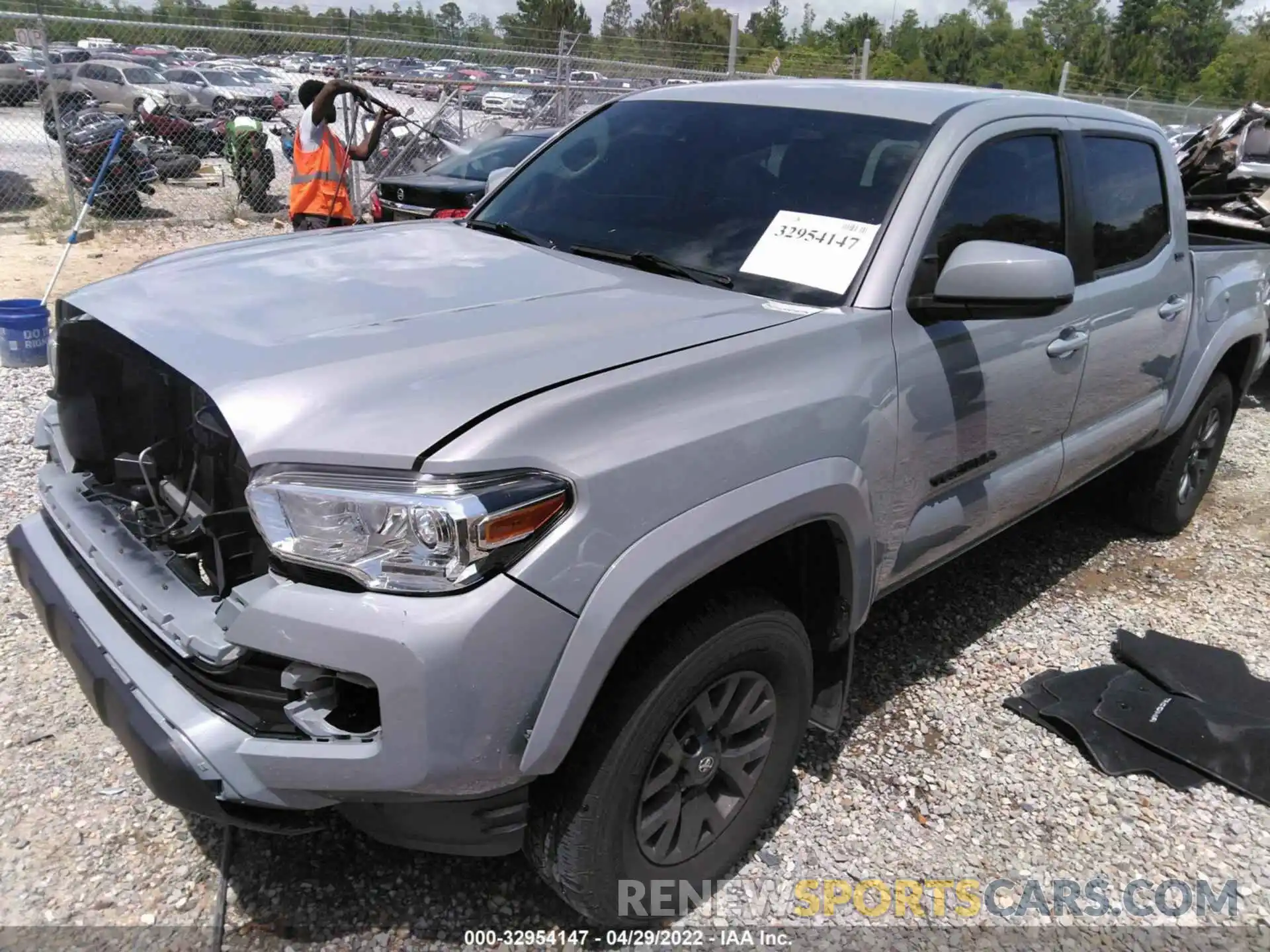 2 Photograph of a damaged car 5TFAX5GN1LX187534 TOYOTA TACOMA 2WD 2020