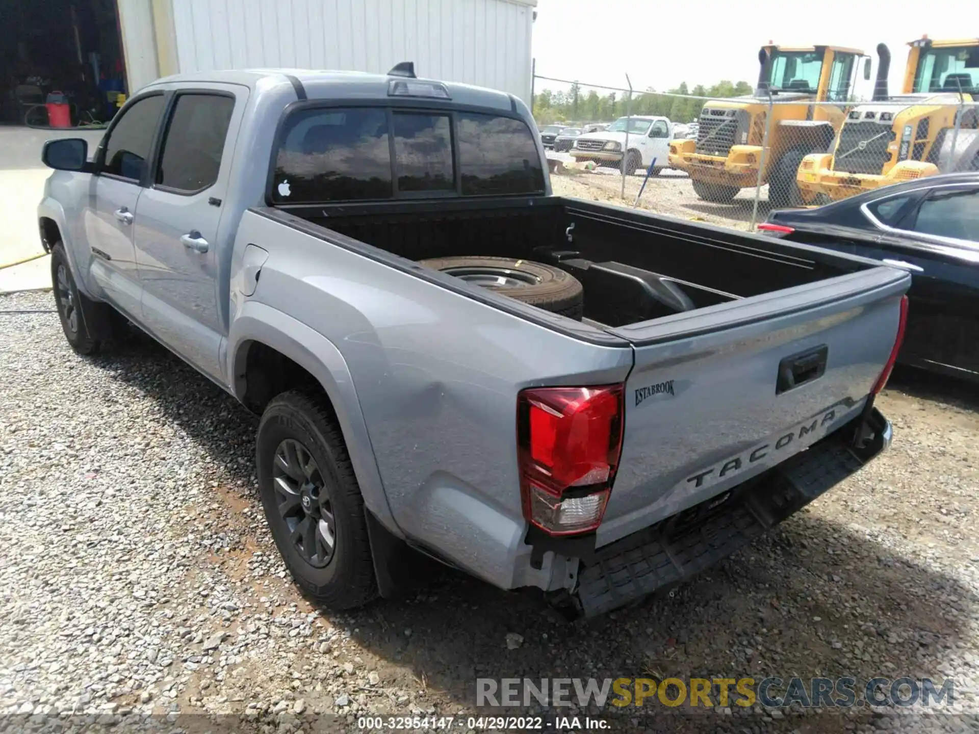 3 Photograph of a damaged car 5TFAX5GN1LX187534 TOYOTA TACOMA 2WD 2020