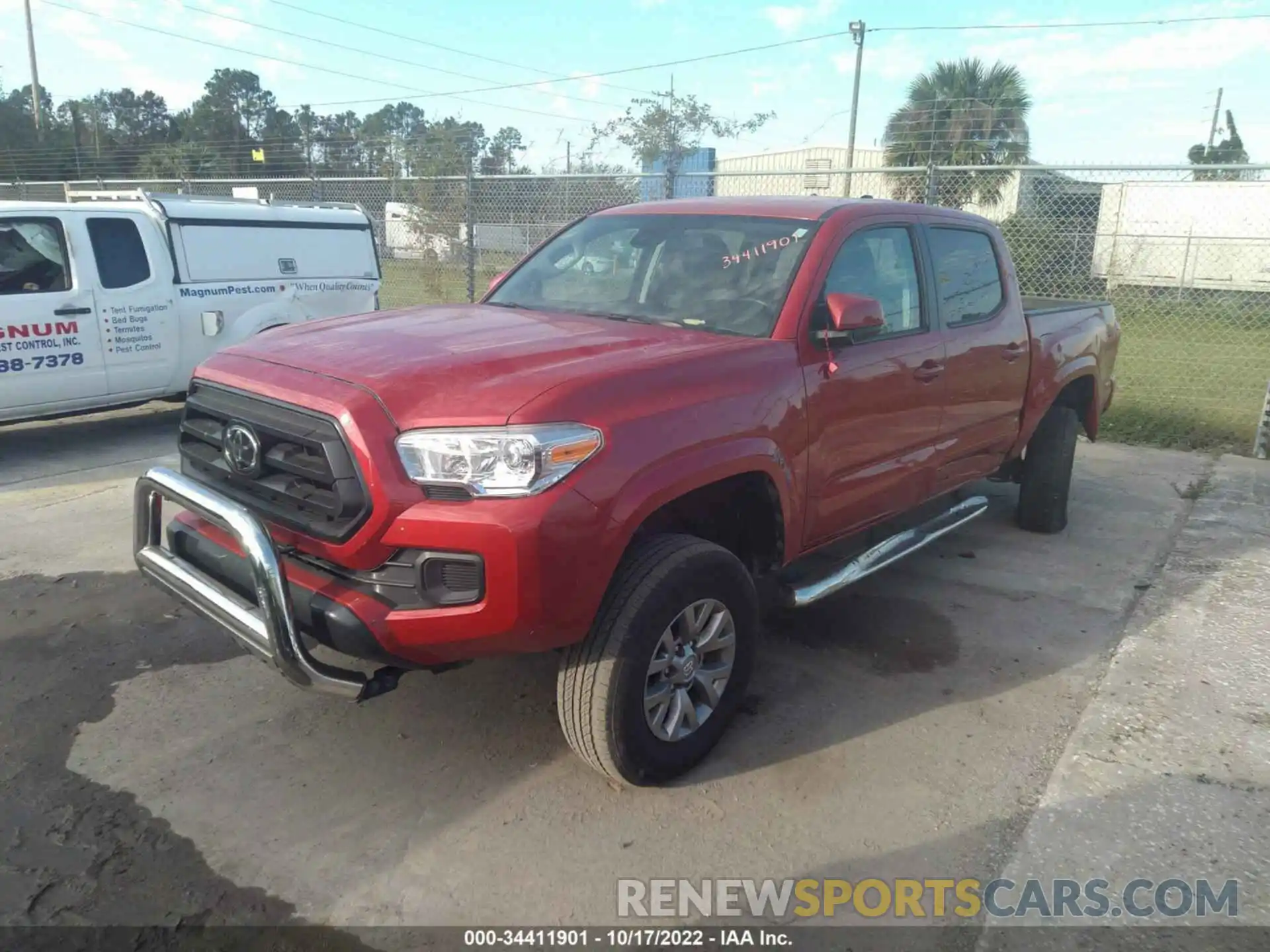 2 Photograph of a damaged car 5TFAX5GN2LX169401 TOYOTA TACOMA 2WD 2020